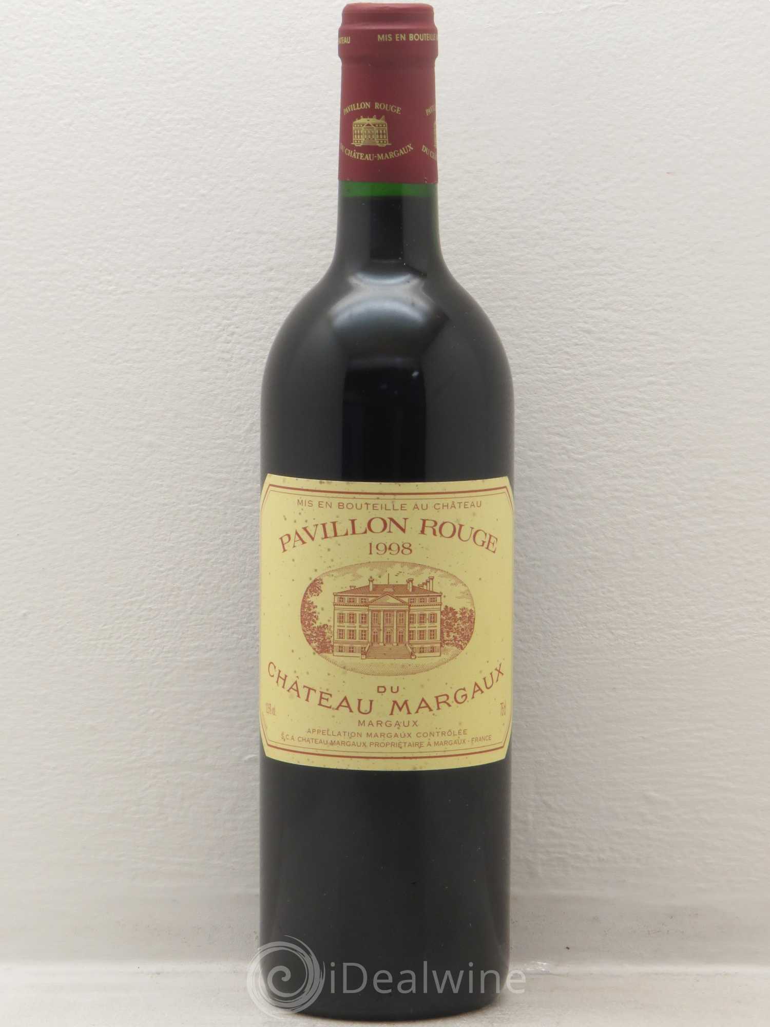 Pavillon Rouge du Château Margaux Second Vin 1998 - Lot de 1 bouteille - 0