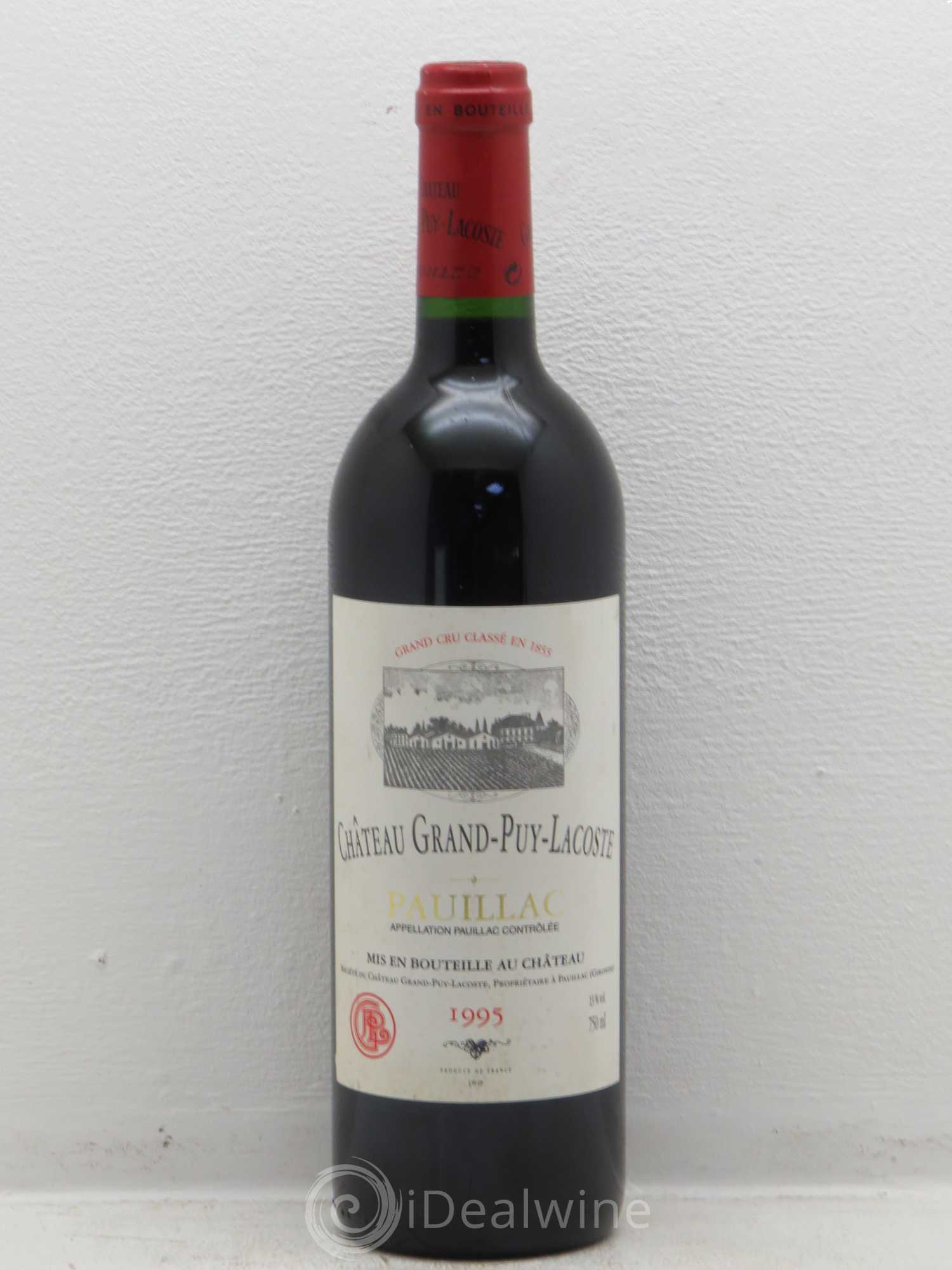 Château Grand Puy Lacoste 5ème Grand Cru Classé 1995 - Lot de 1 bouteille - 0