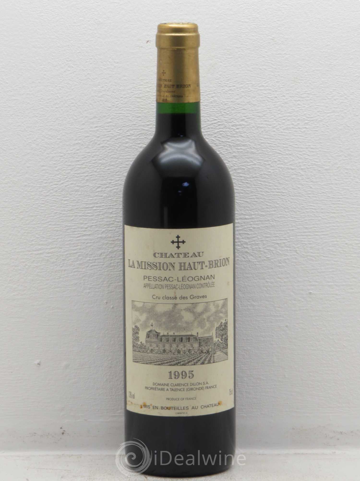 Château la Mission Haut-Brion Cru Classé de Graves 1995 - Lot de 1 bouteille - 0