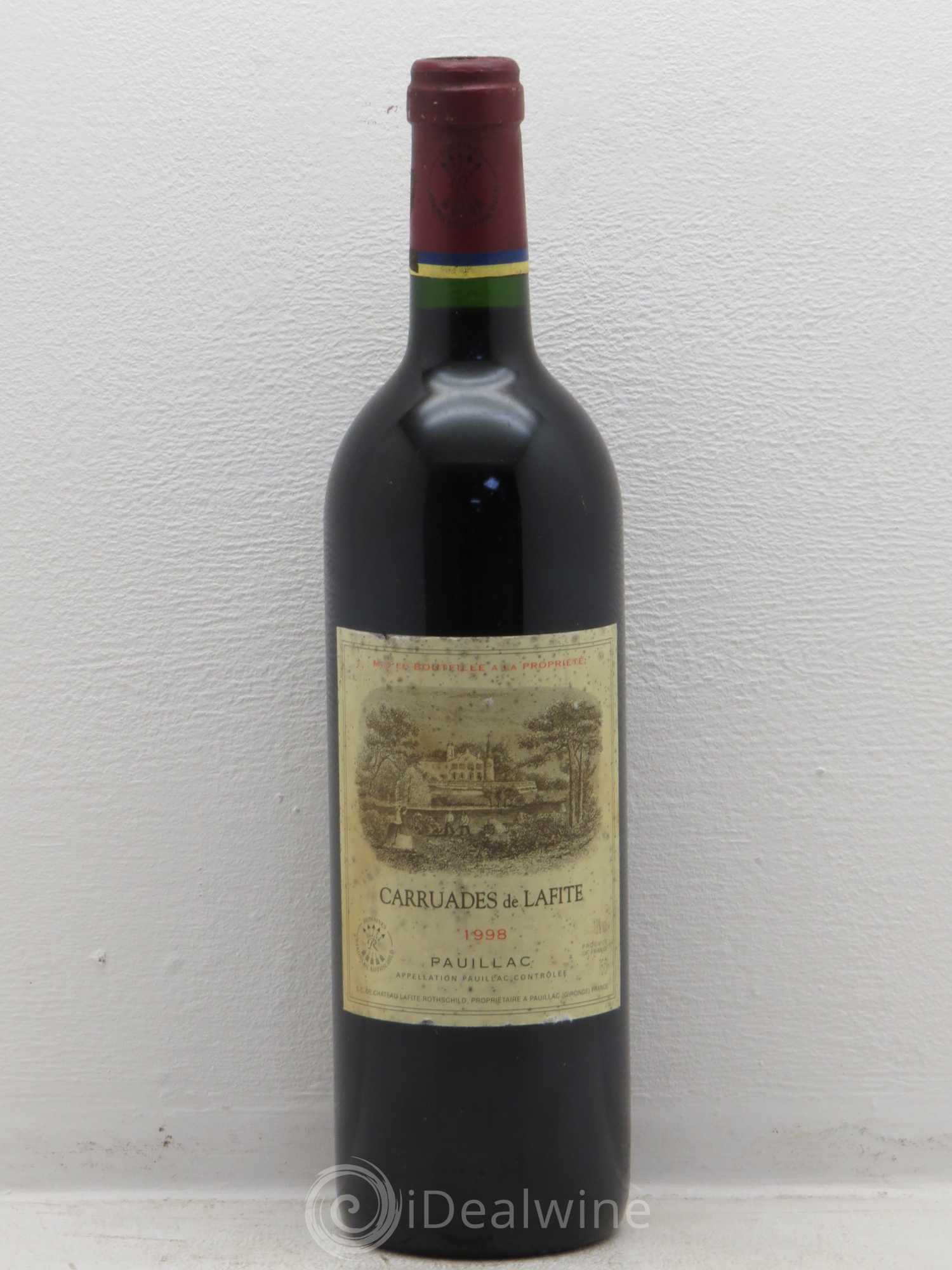 Carruades de Lafite Rothschild Second Vin 1998 - Lot de 1 bouteille - 0