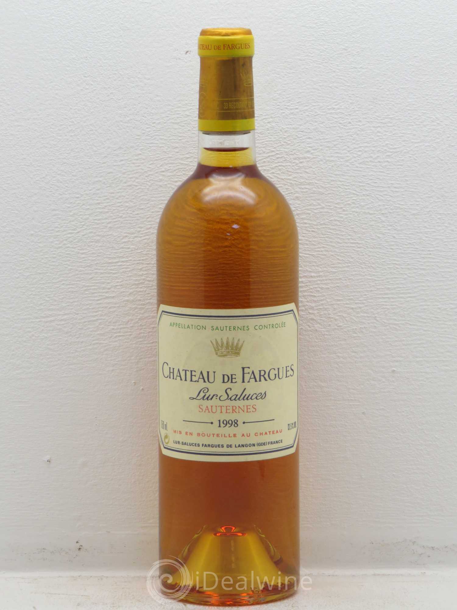 Château de Fargues 1998 - Lot de 1 bouteille - 0
