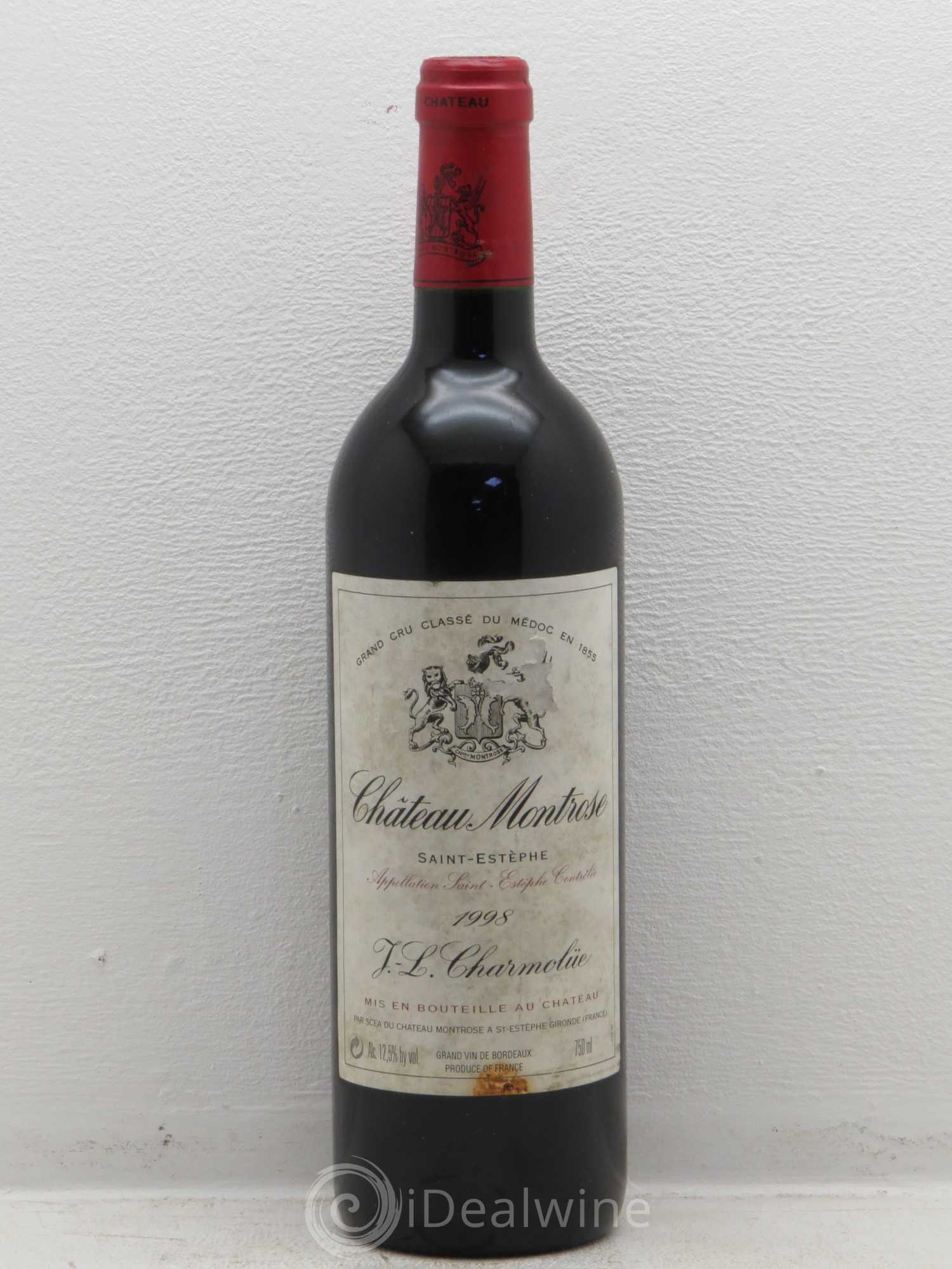 Château Montrose 2ème Grand Cru Classé 1998 - Lot de 1 bouteille - 0