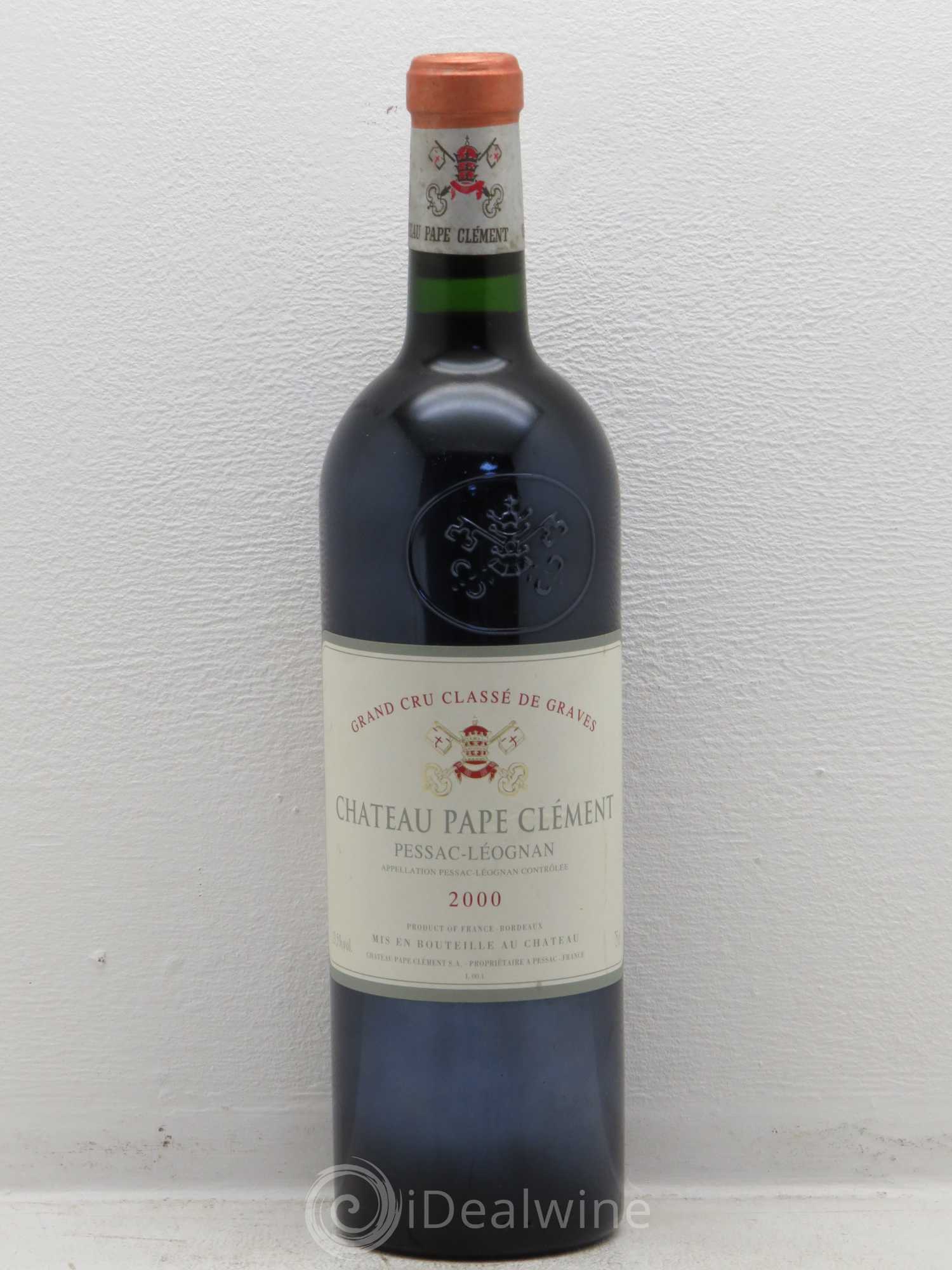 Château Pape Clément Cru Classé de Graves 2000 - Lot de 1 bouteille - 0