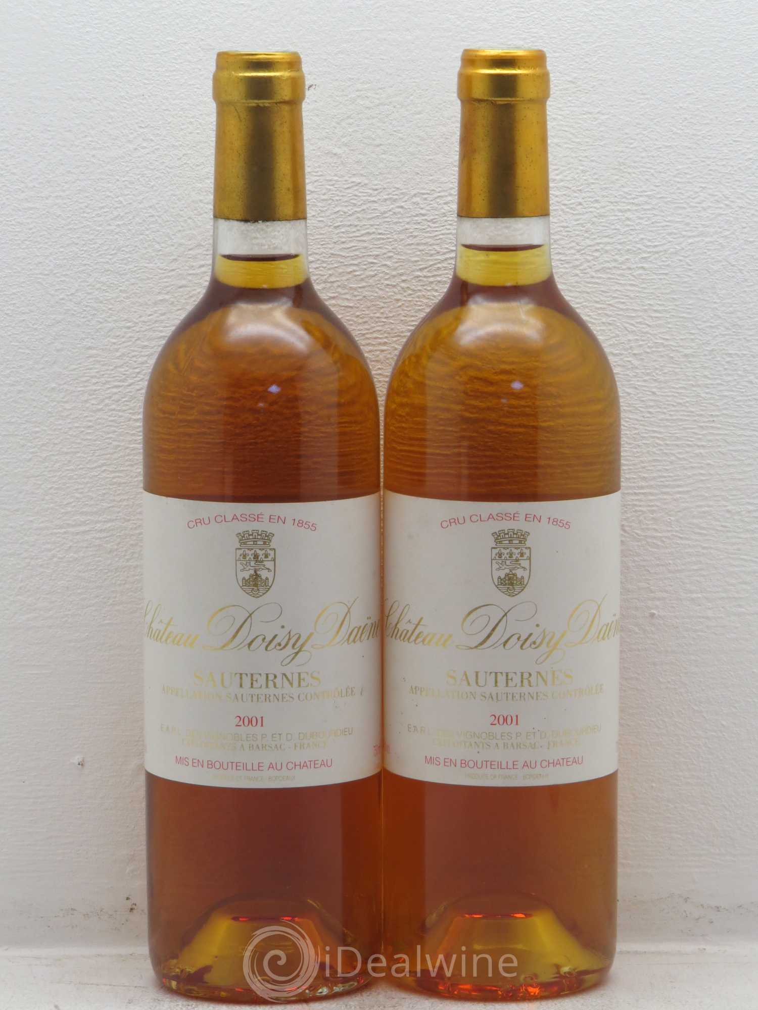 Château Doisy Daëne 2ème Grand Cru Classé 2001 - Lotto di 2 bottiglie - 0