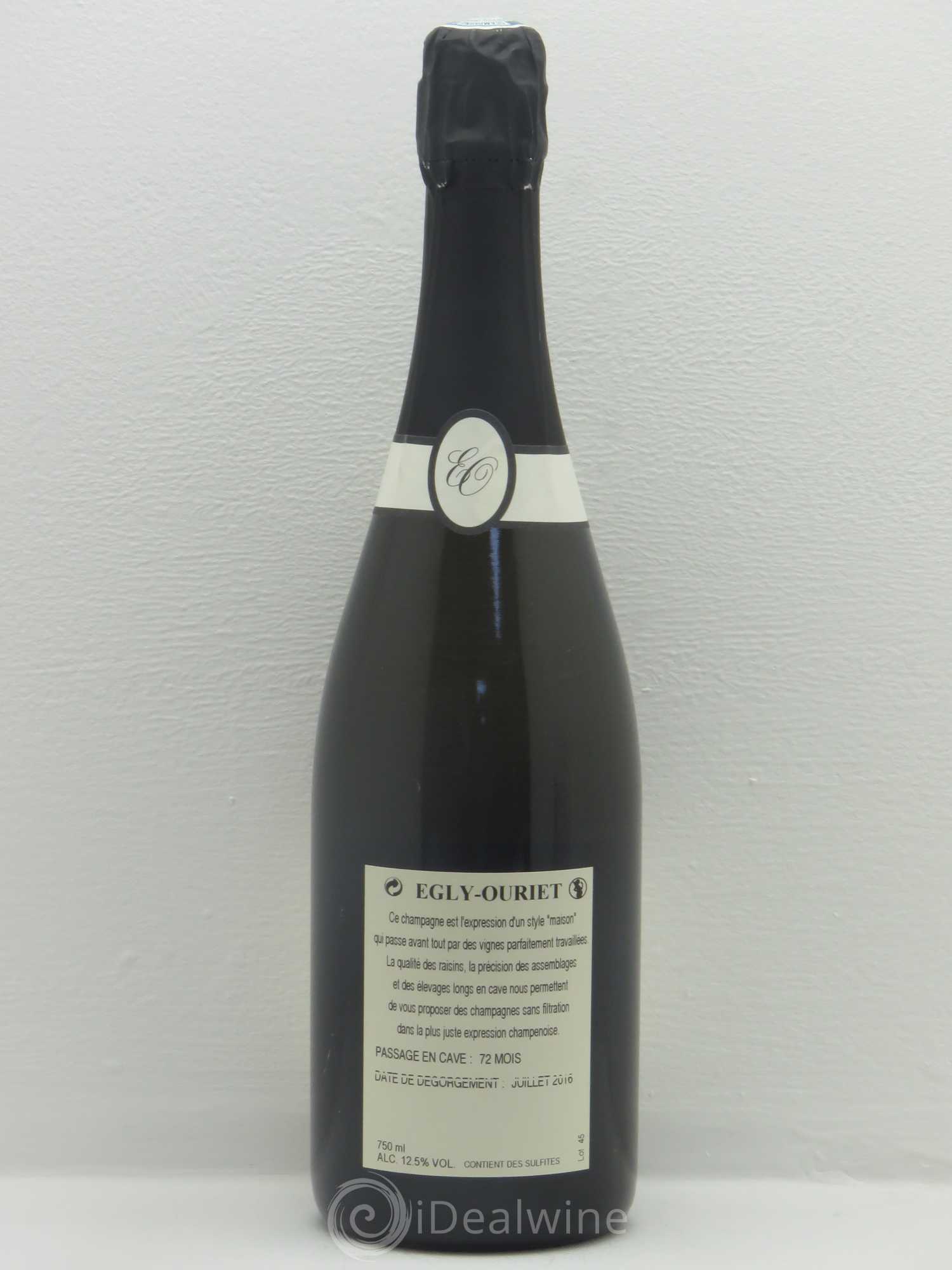 Blanc de Noirs Les Crayères Vieilles vignes Egly-Ouriet - Lot de 1 bouteille - 1