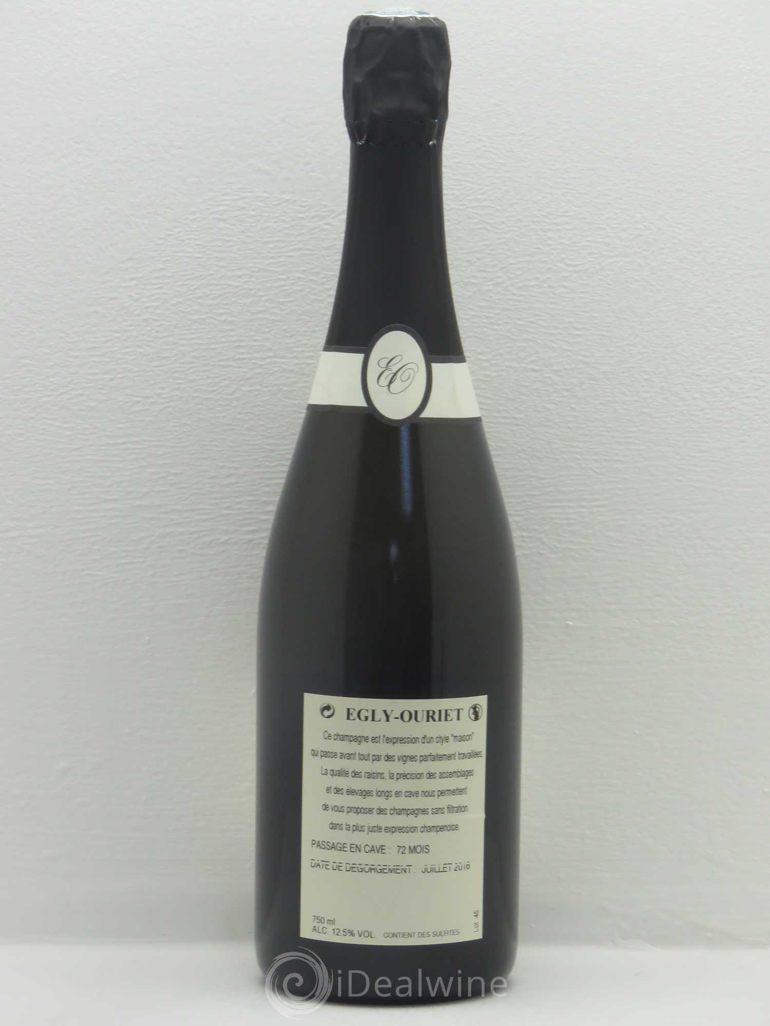 Blanc de Noirs Les Crayères Vieilles vignes Egly-Ouriet - Lot de 1 bouteille - 1