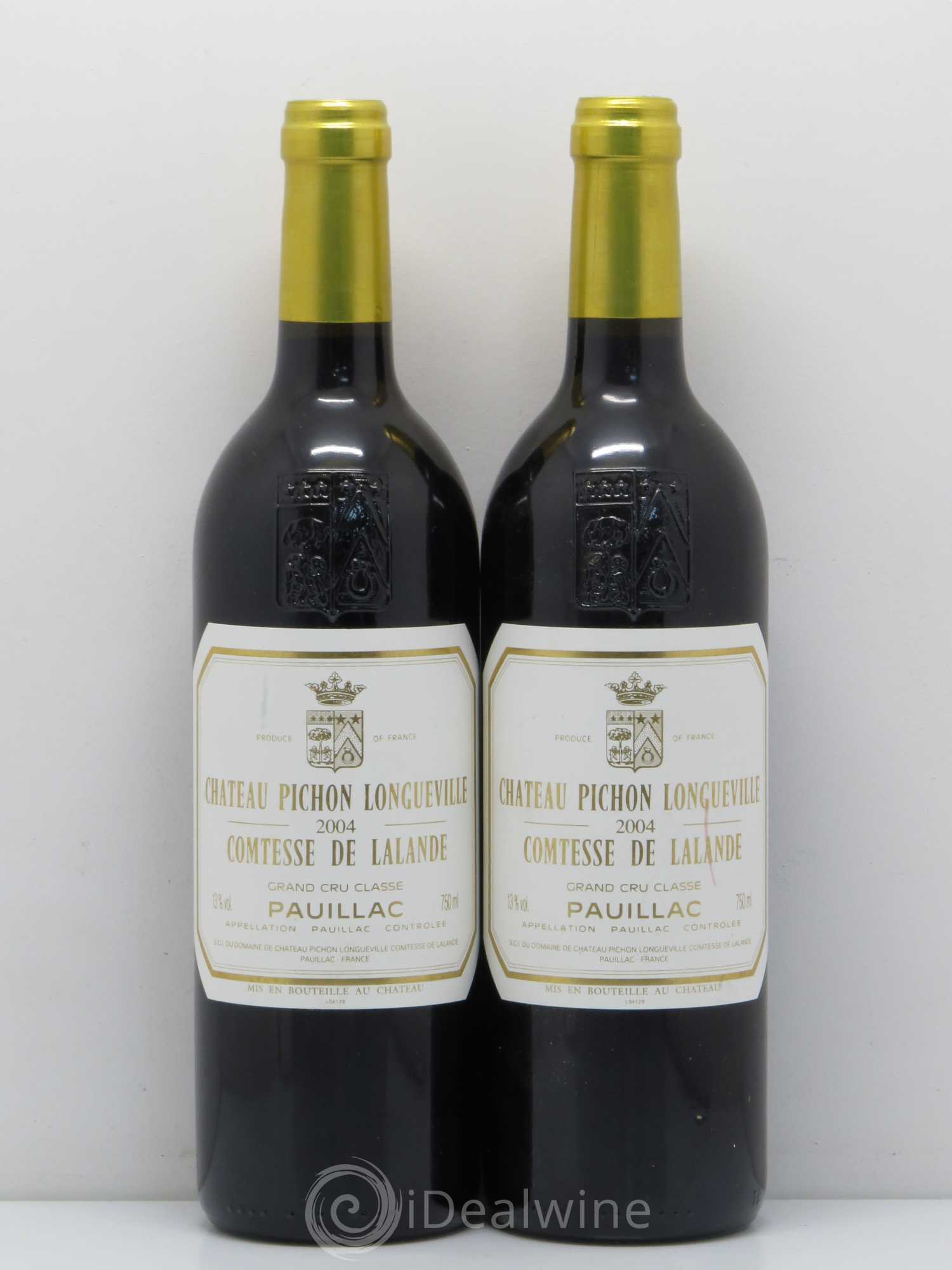 Château Pichon Longueville Comtesse de Lalande 2ème Grand Cru Classé 2004 - Lot de 2 bouteilles - 0