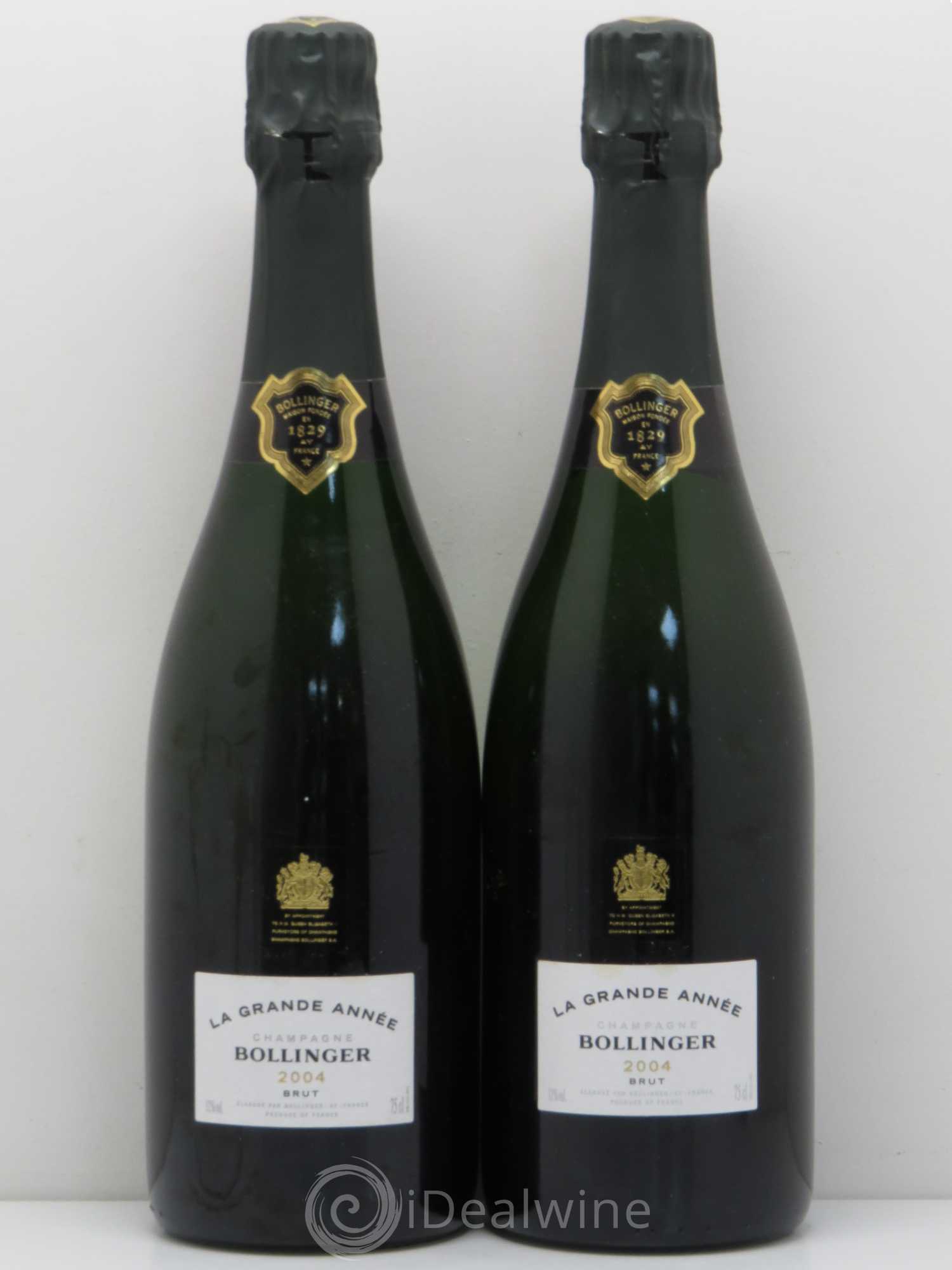 La Grande Année Brut Bollinger 2004 - Lot de 2 bouteilles - 0