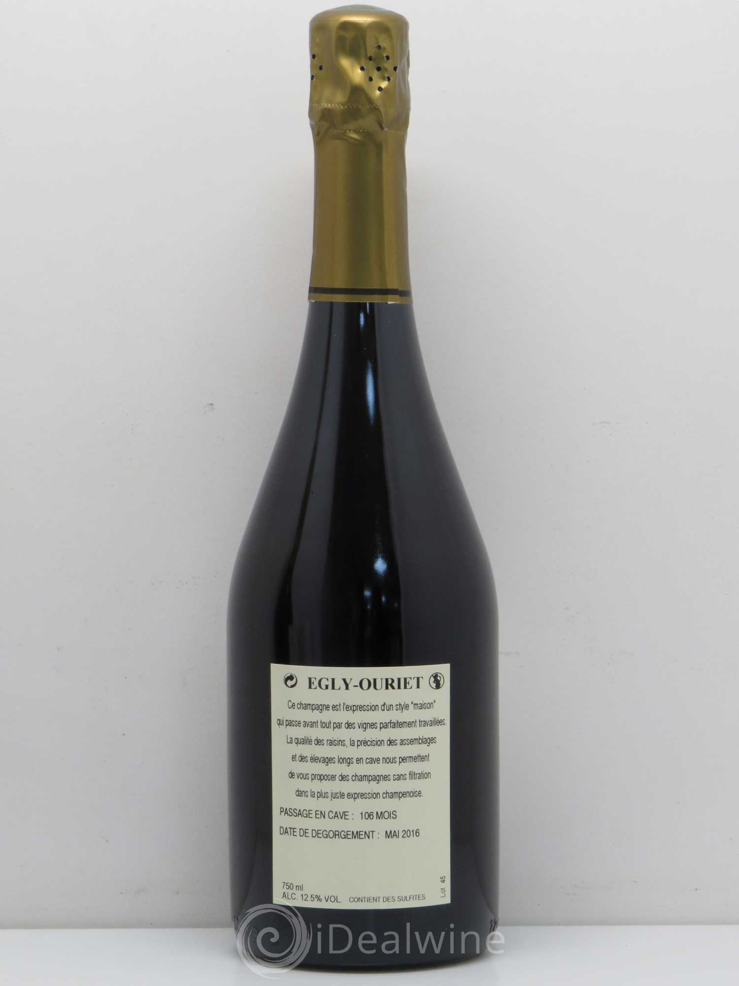 Grand Cru Brut Egly-Ouriet 2006 - Lot de 1 bouteille - 1