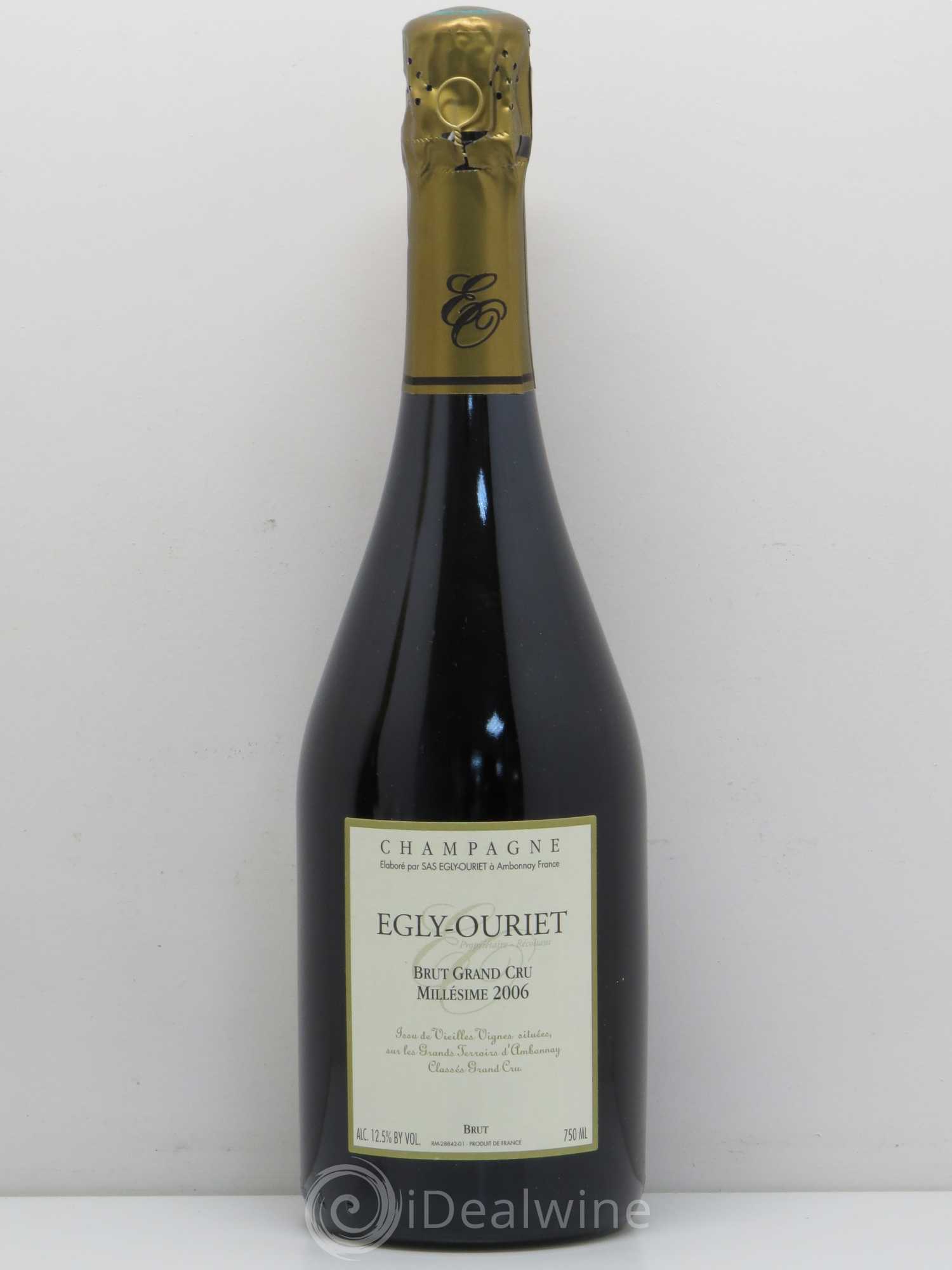 Grand Cru Brut Egly-Ouriet 2006 - Lot de 1 bouteille - 0