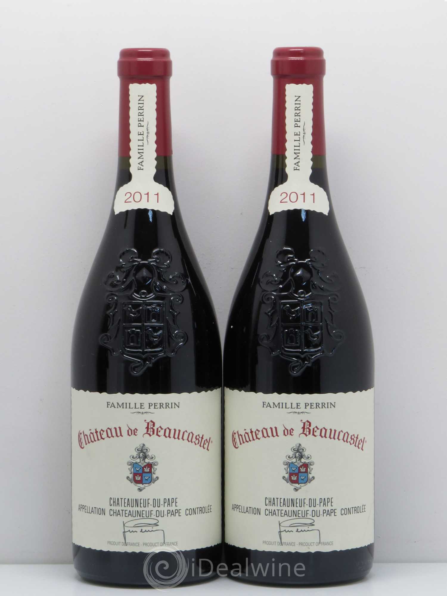 Châteauneuf-du-Pape Château de Beaucastel Famille Perrin 2011 - Lot de 2 bouteilles - 0