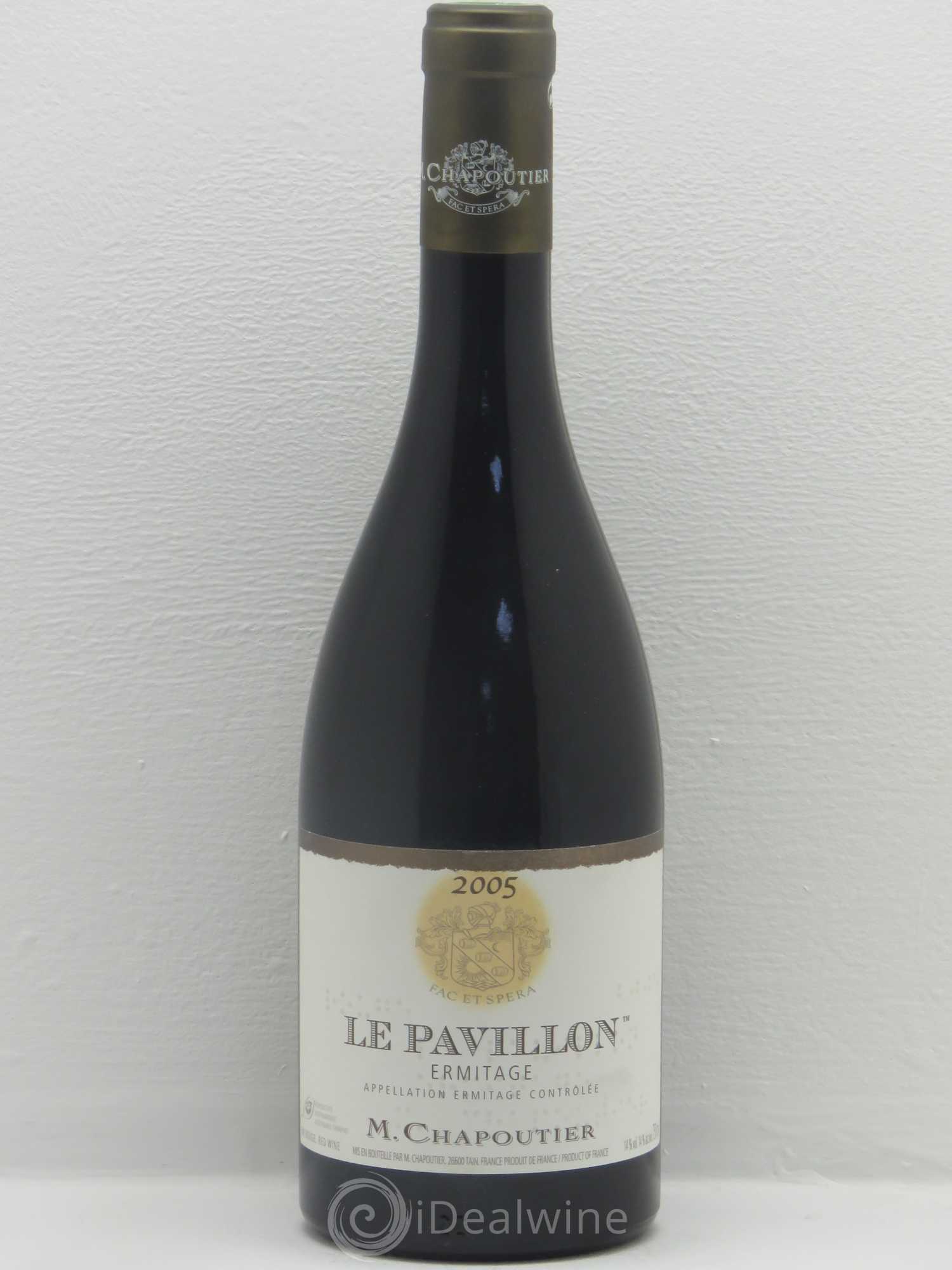 Hermitage Ermitage Le Pavillon Chapoutier 2005 - Lot de 1 bouteille - 0