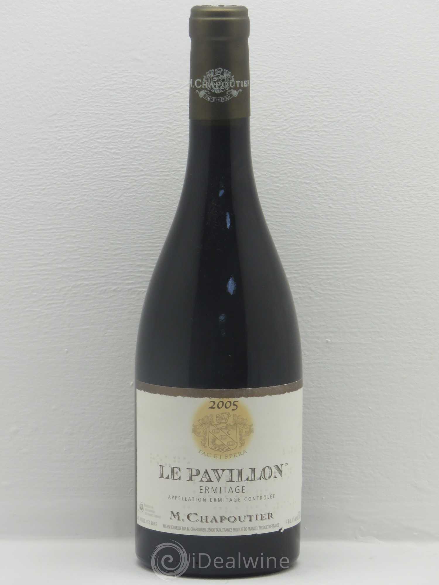 Hermitage Ermitage Le Pavillon Chapoutier 2005 - Lot de 1 bouteille - 0