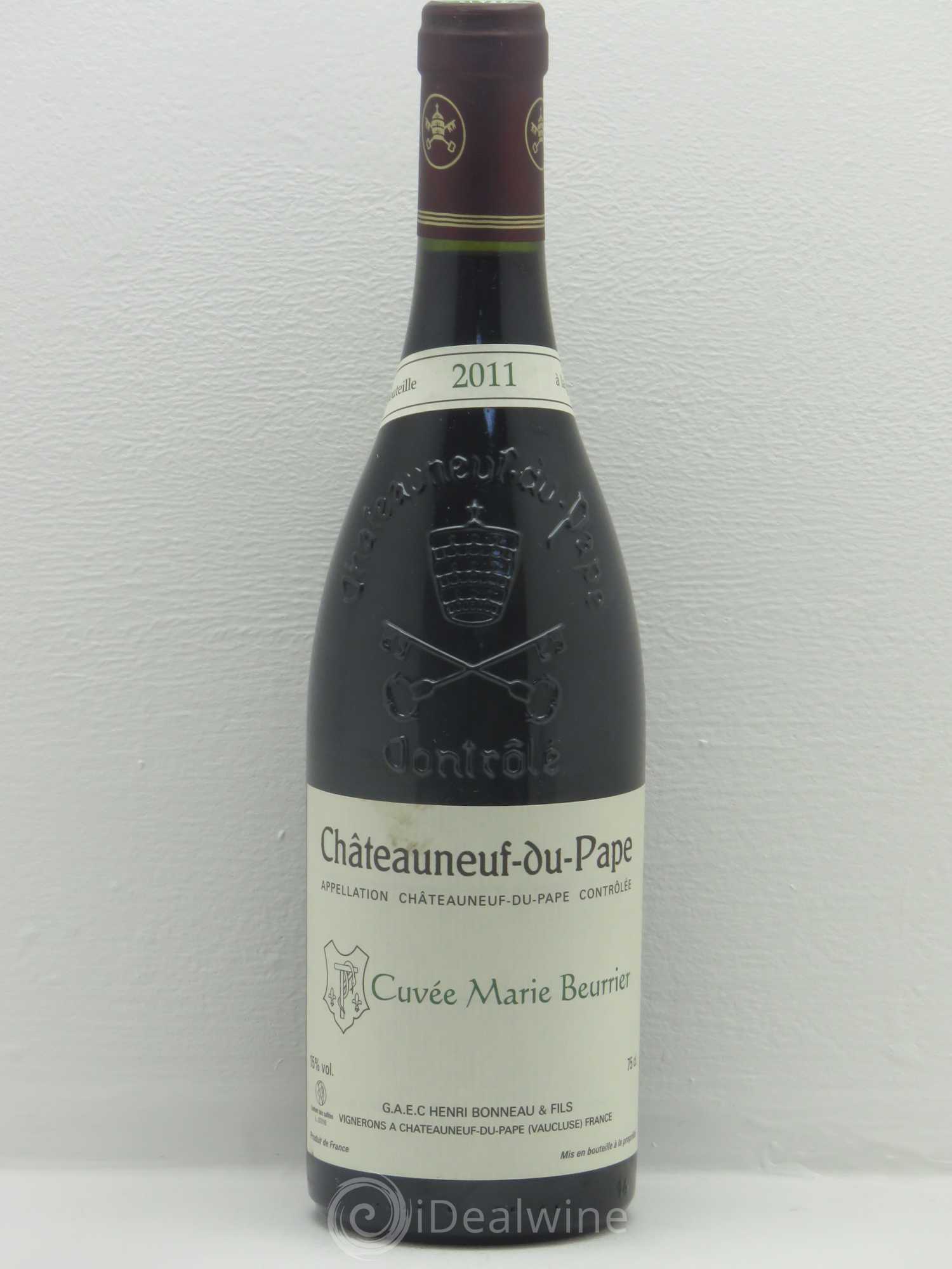 Châteauneuf-du-Pape Marie Beurrier Henri Bonneau & Fils 2011 - Lot de 1 bouteille - 0