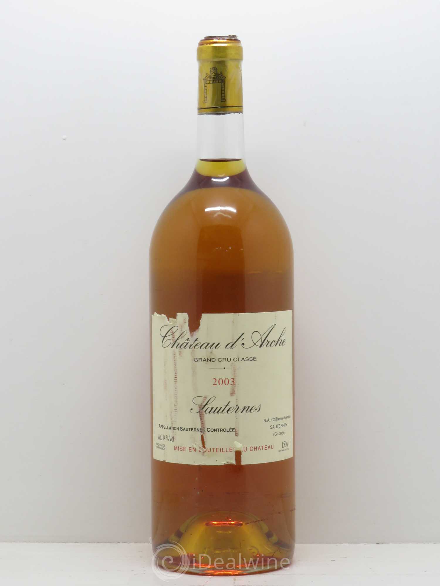 Château d' Arche 2ème Grand Cru Classé 2003 - Lotto di 1 magnum - 0