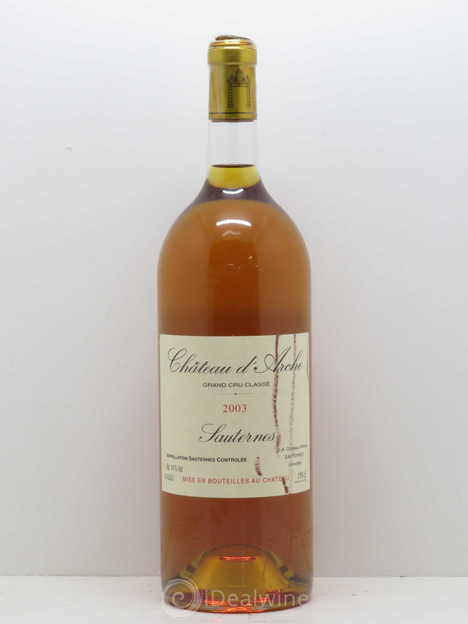Château d' Arche 2ème Grand Cru Classé 2003 - Lotto di 1 magnum - 0