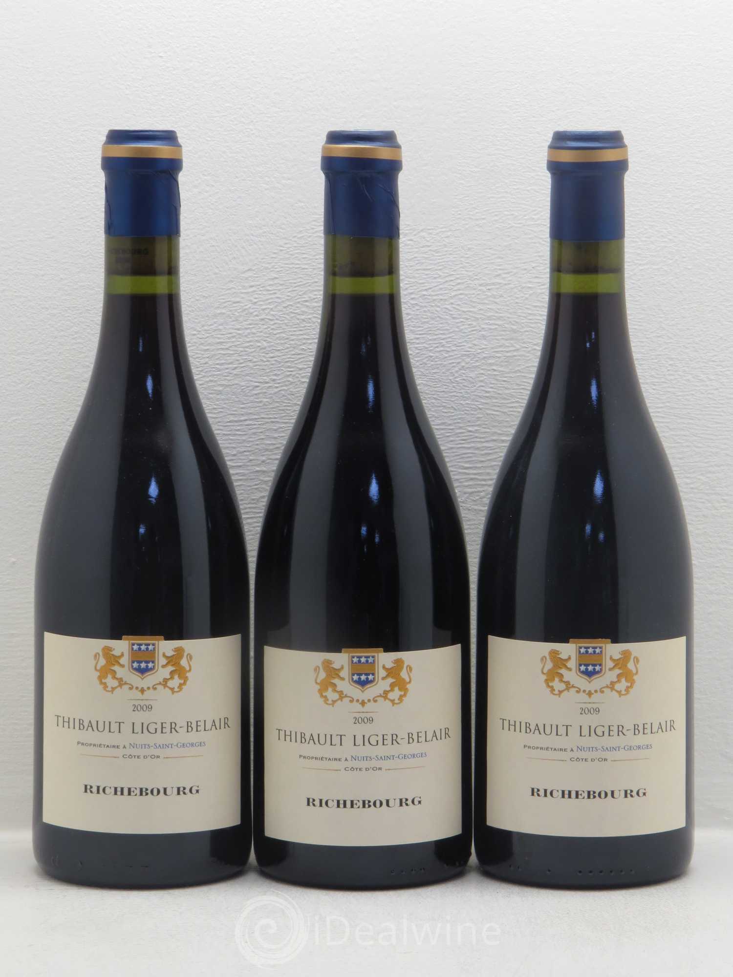 Richebourg Grand Cru Thibault Liger-Belair 2009 - Lot de 3 bouteilles - 0