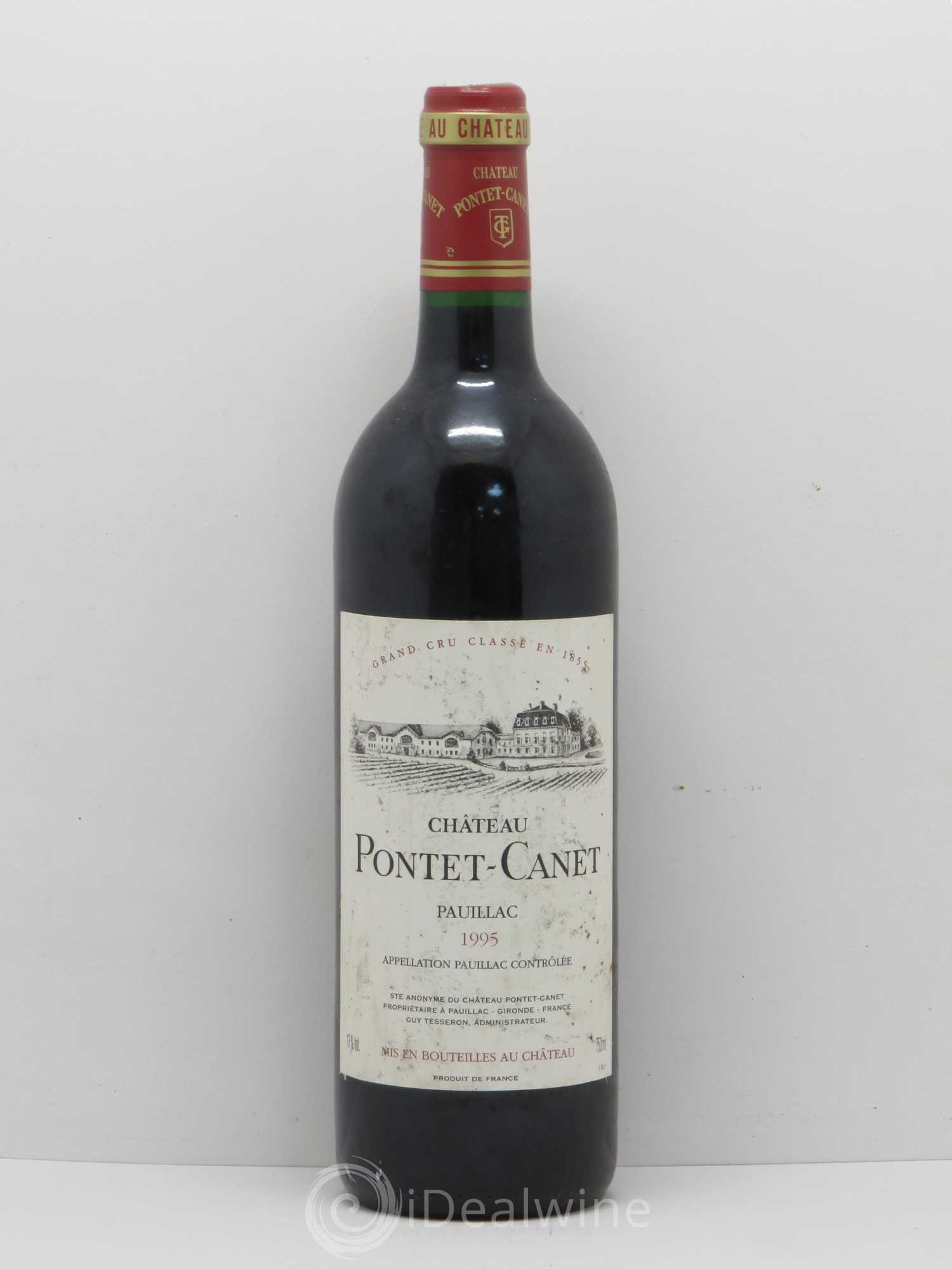 Château Pontet Canet 5ème Grand Cru Classé 1995 - Lot de 1 bouteille - 0