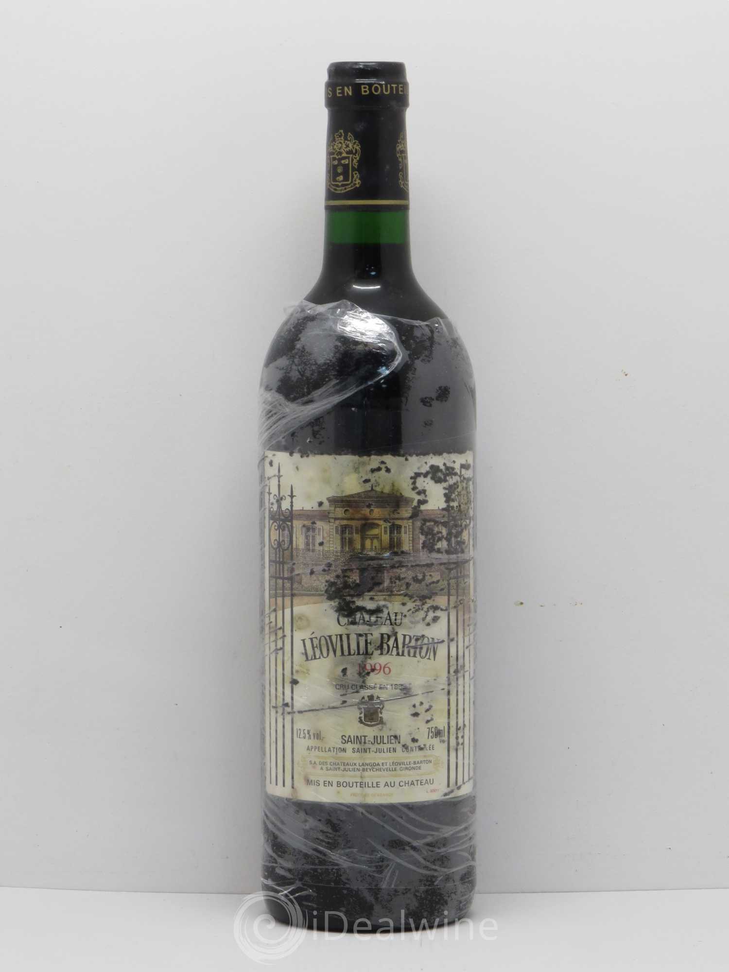 Château Léoville Barton 2ème Grand Cru Classé 1996 - Lot de 1 bouteille - 0