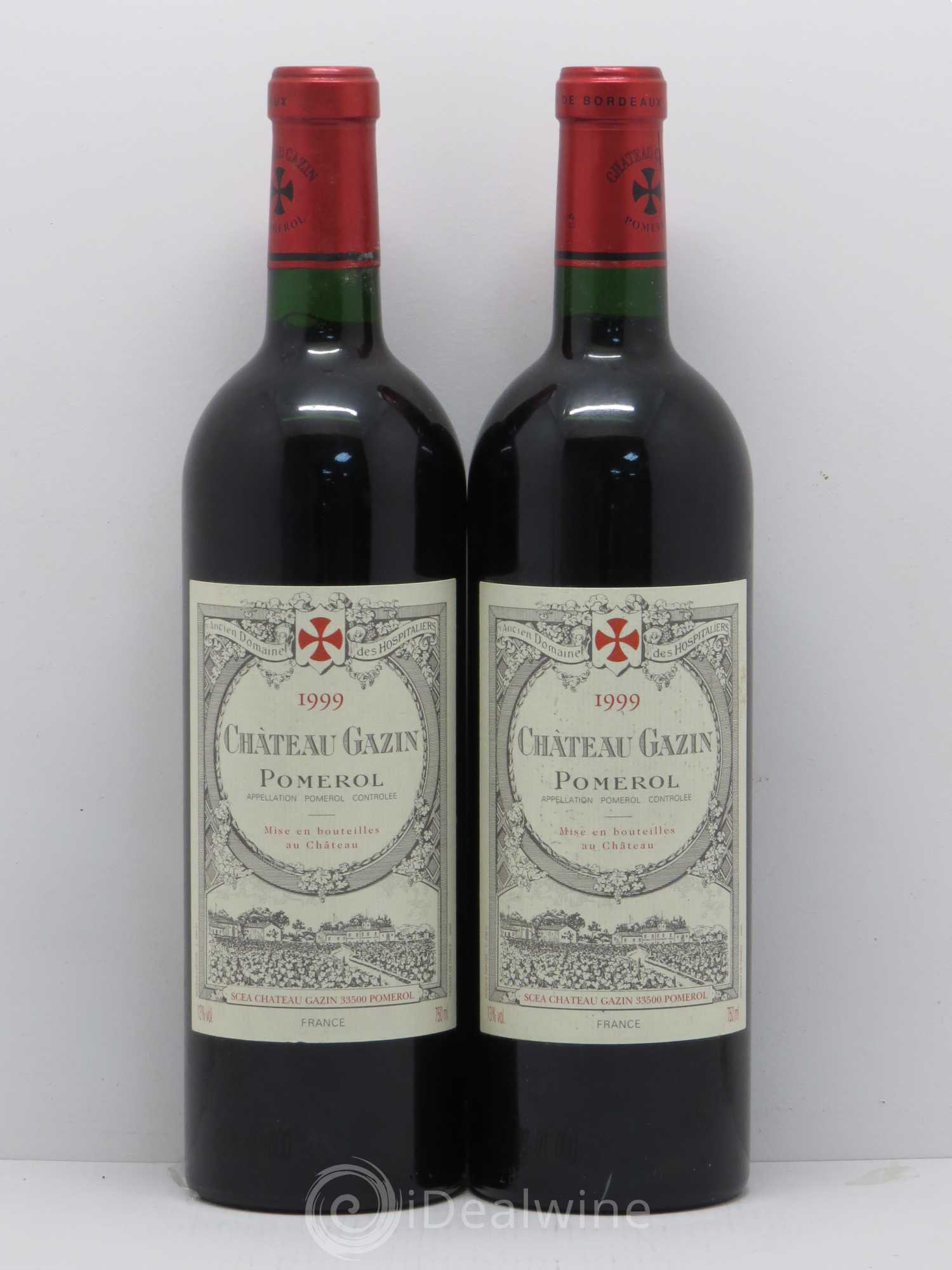 Château Gazin 1999 - Lot de 2 bouteilles - 0