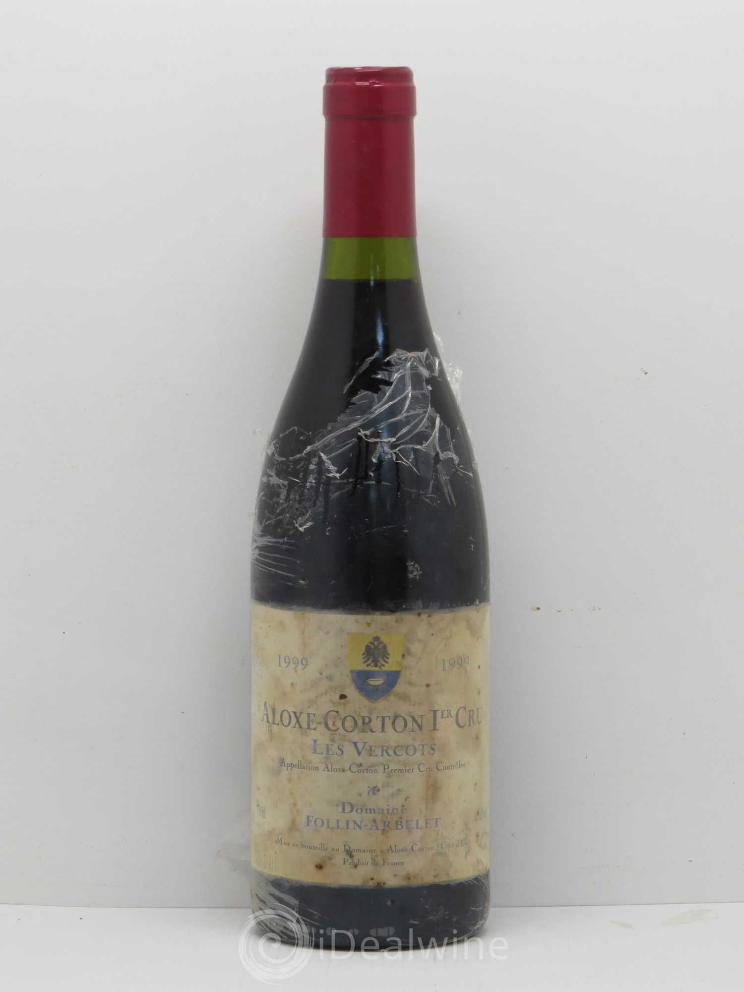 Aloxe-Corton 1er Cru Les Vercots Follin Arbelet 1999 - Posten von 1 Flasche - 0