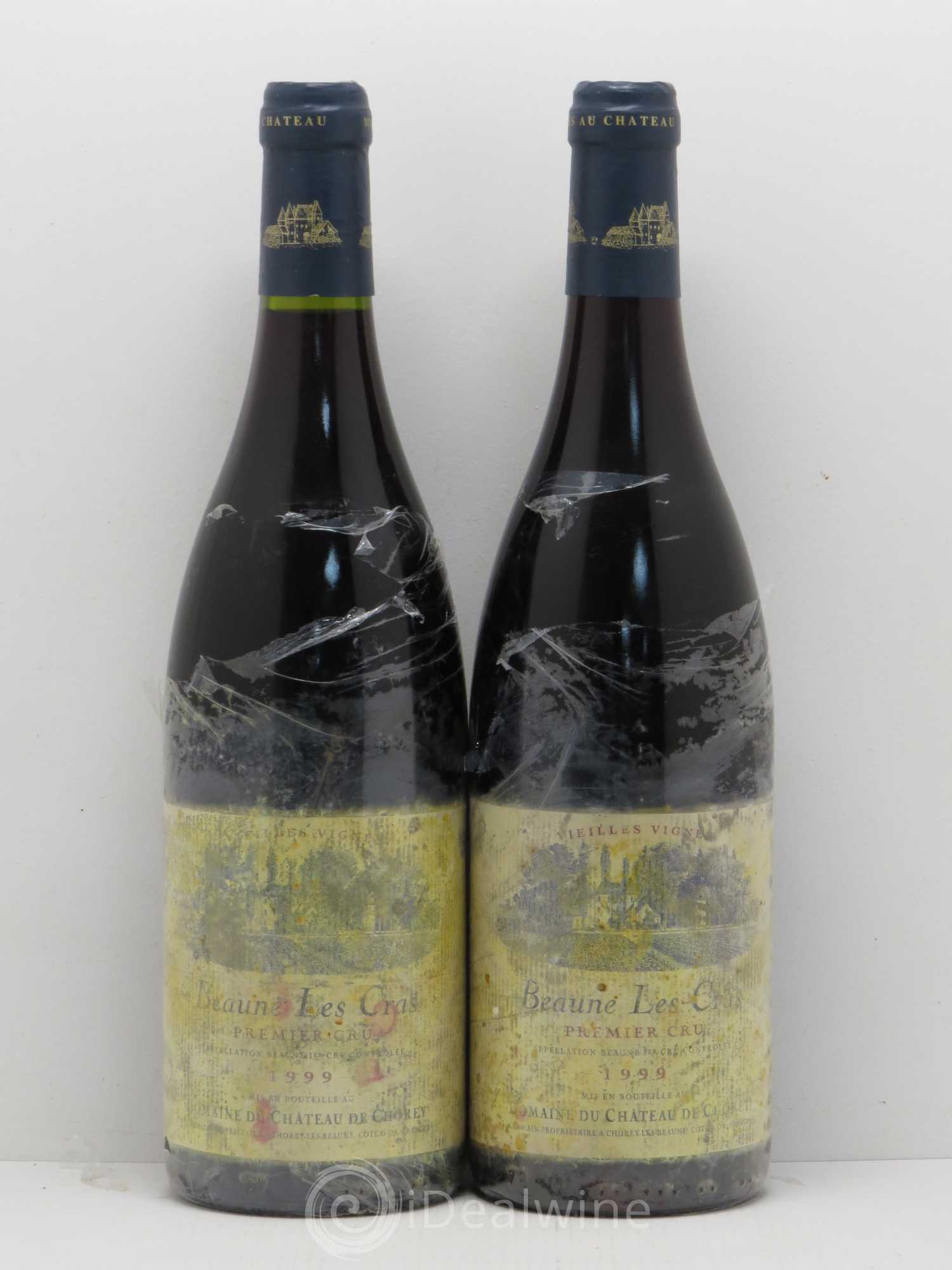 Beaune 1er Cru Cras Vieilles Vignes Chateau De Chorey 1999 - Posten von 2 Flaschen - 0