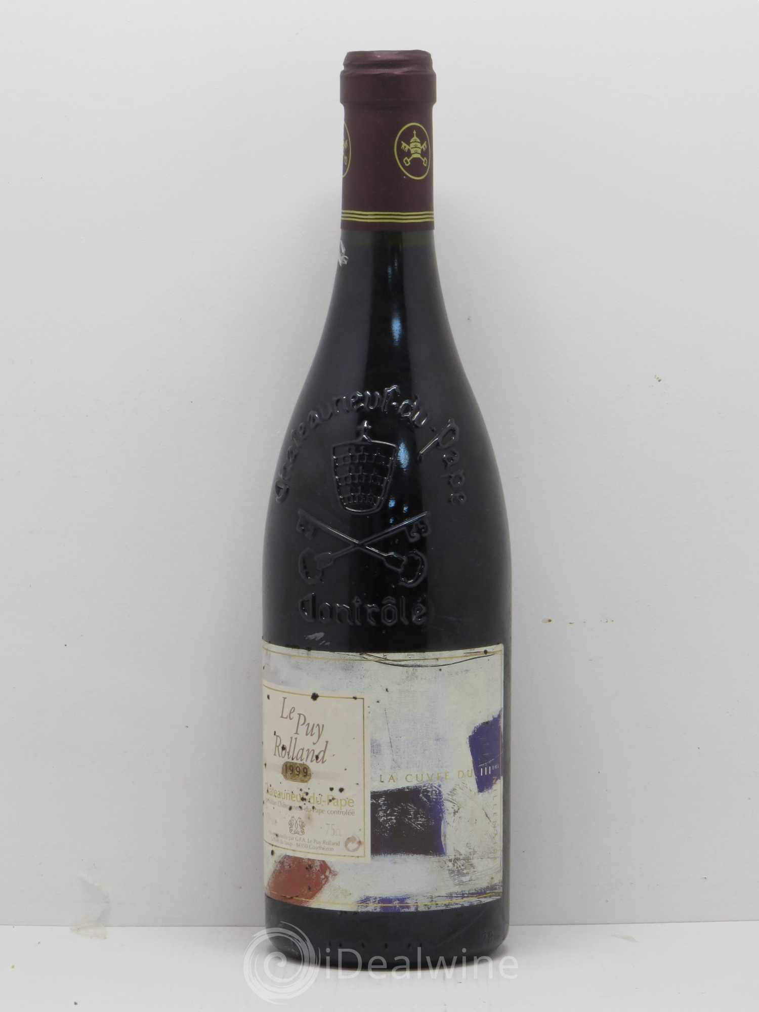 Châteauneuf-du-Pape Le Puy Rolland Chateau De La Font Loup cuvée du millénaire 1999 - Posten von 1 Flasche - 0