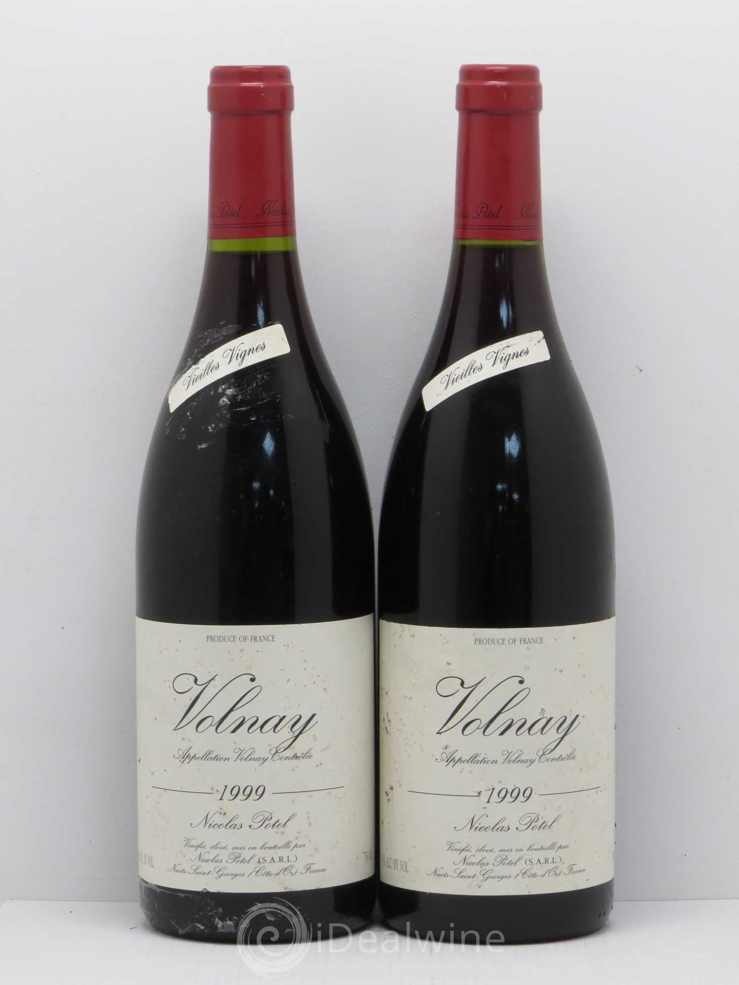 Volnay Vieilles Vignes Nicolas Potel 1999 - Lot de 2 bouteilles - 0