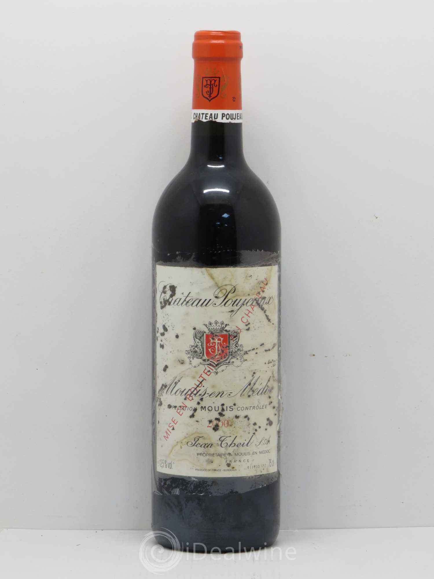 Château Poujeaux 2000 - Lot de 1 bouteille - 0