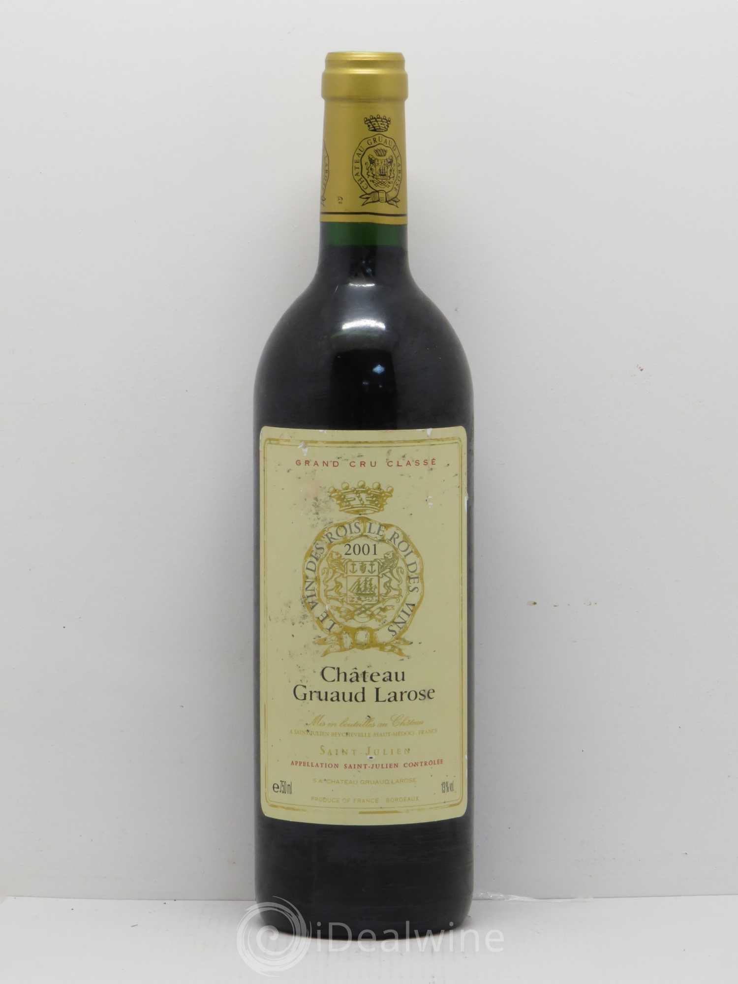 Château Gruaud Larose 2ème Grand Cru Classé 2001 - Lot de 1 bouteille - 0