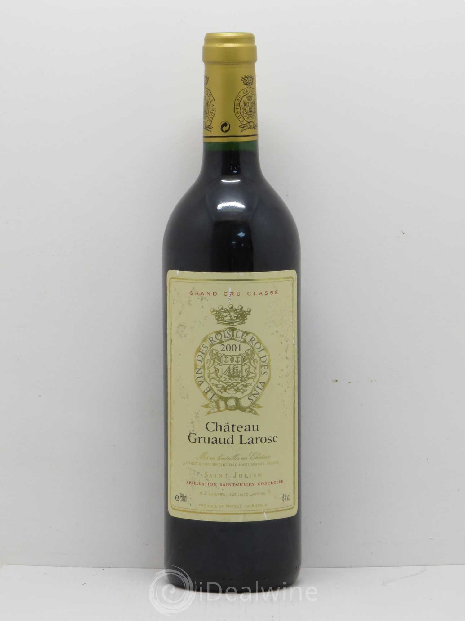 Château Gruaud Larose 2ème Grand Cru Classé 2001 - Lot de 1 bouteille - 0