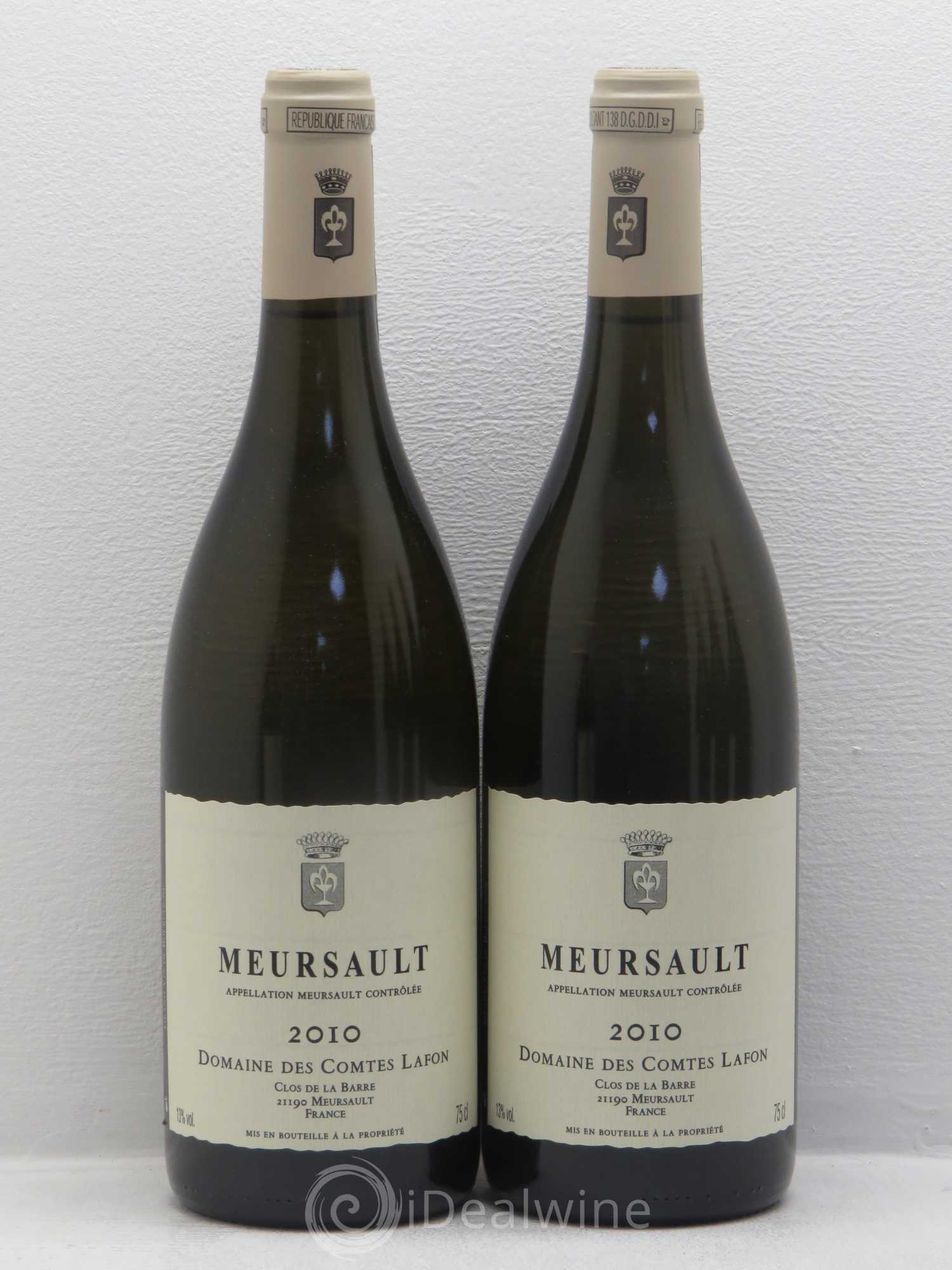 Meursault Comtes Lafon (Domaine des) 2010 - Lot de 7 bouteilles - 3