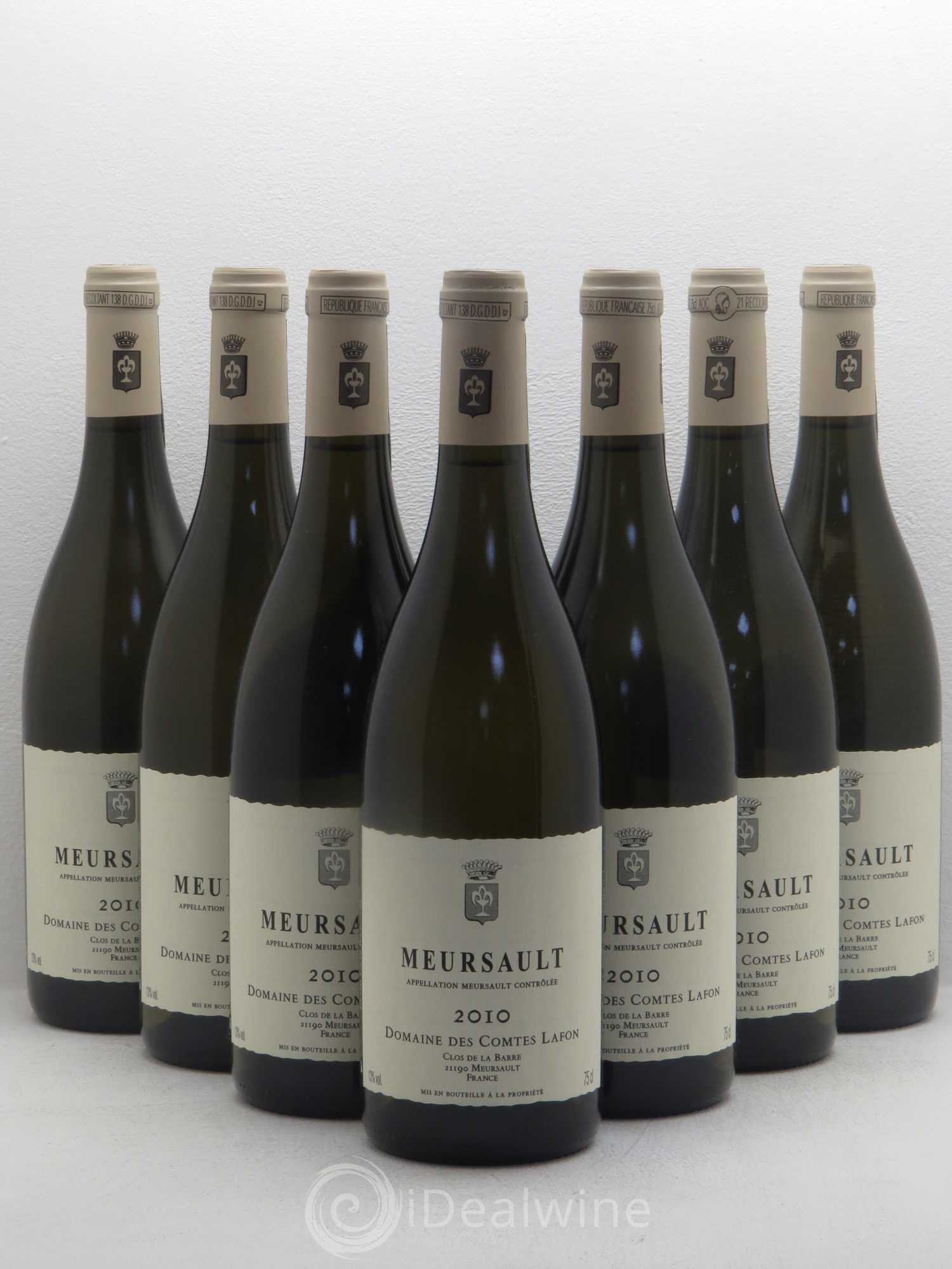 Meursault Comtes Lafon (Domaine des) 2010 - Lot de 7 bouteilles - 0