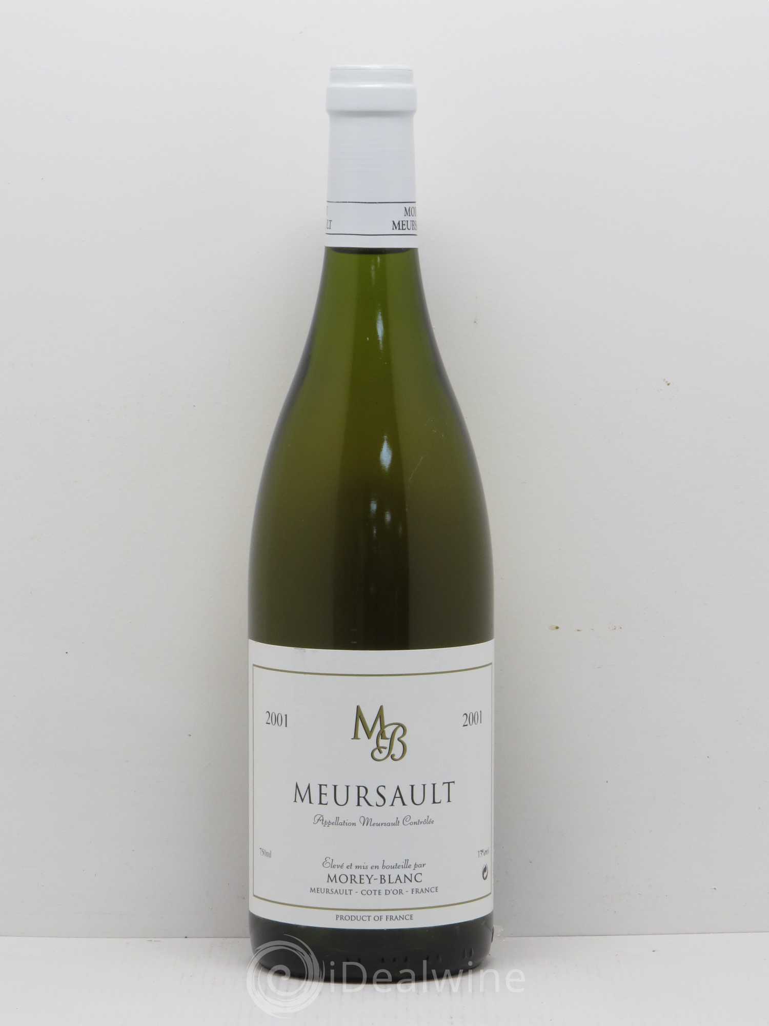 Meursault Morey-Blanc 2001 - Lot de 1 bouteille - 0