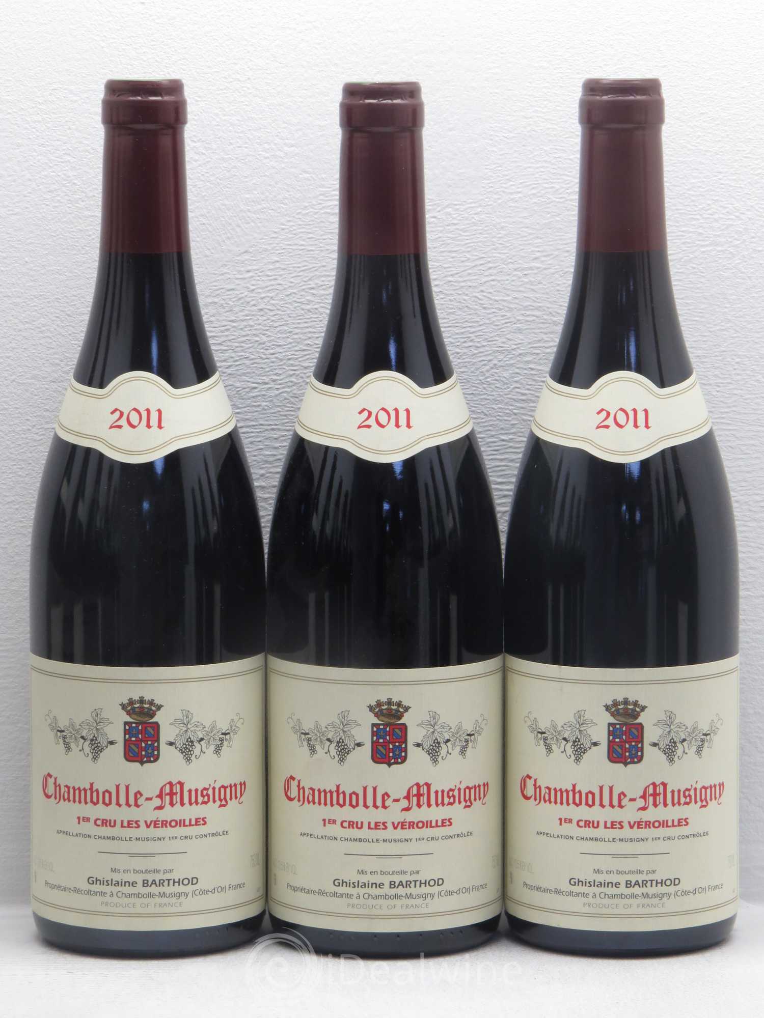 Chambolle-Musigny 1er Cru Les Véroilles Ghislaine Barthod 2011 - Lot de 12 bouteilles - 1