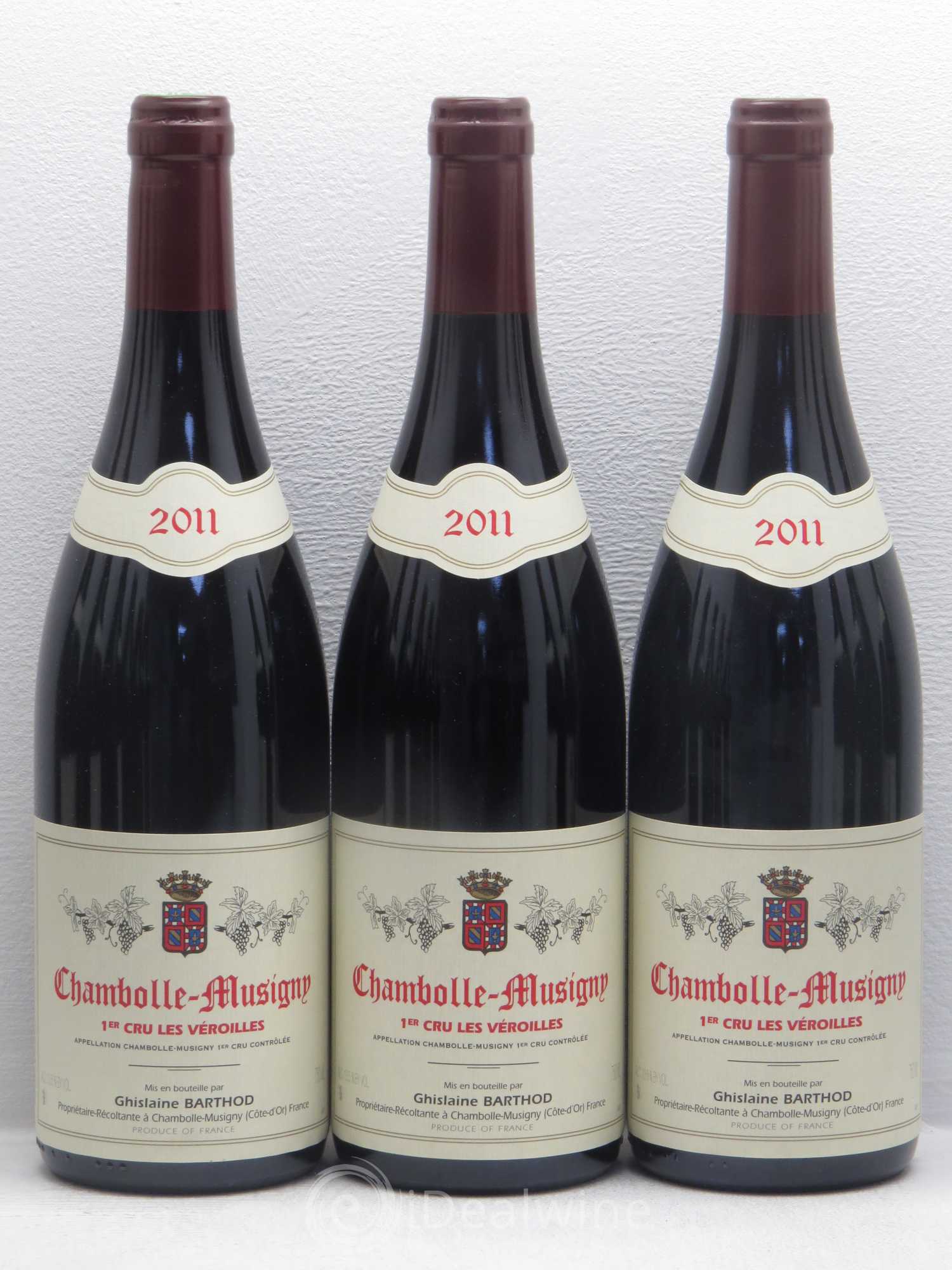 Chambolle-Musigny 1er Cru Les Véroilles Ghislaine Barthod 2011 - Lot de 12 bouteilles - 2