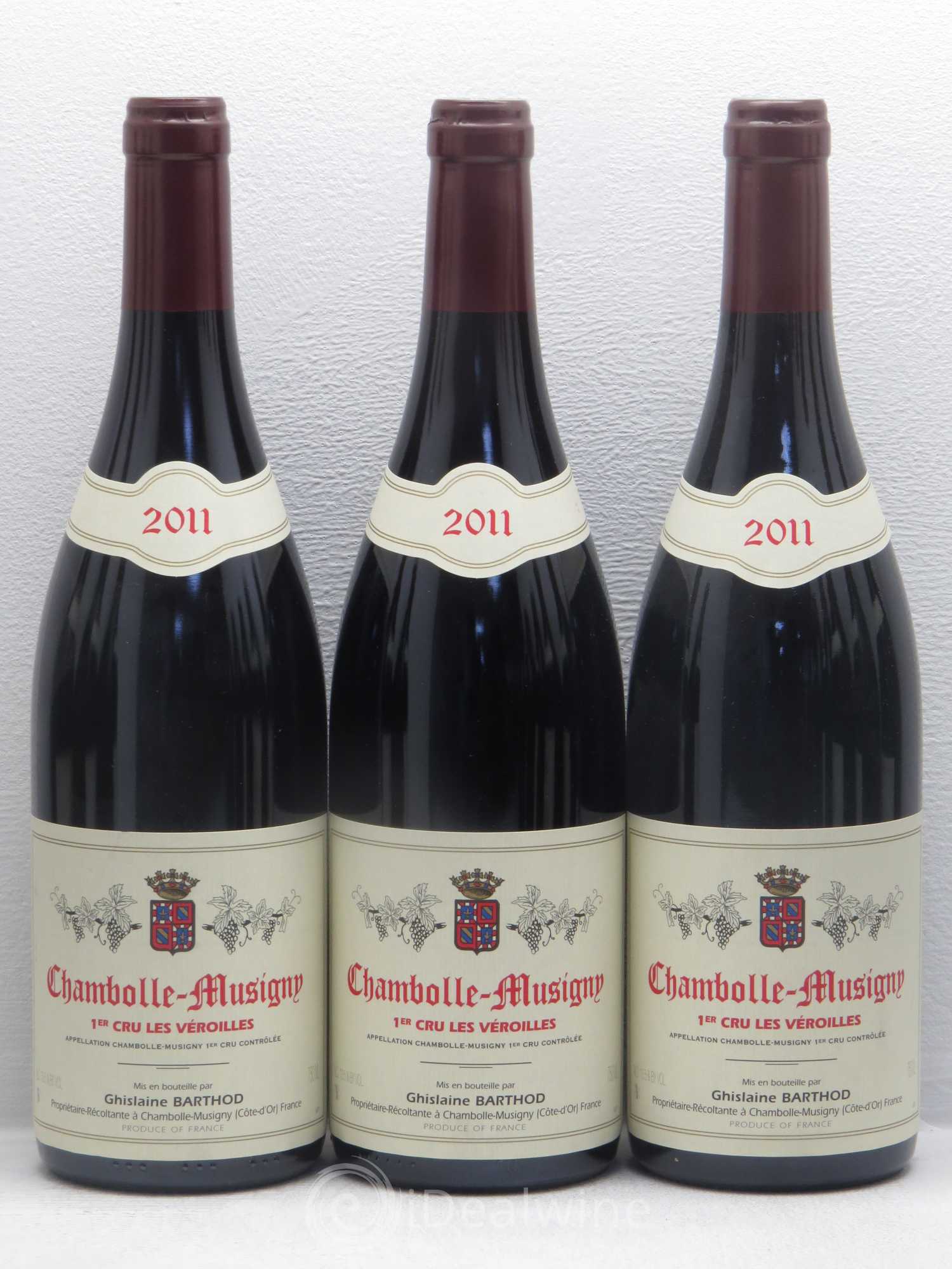 Chambolle-Musigny 1er Cru Les Véroilles Ghislaine Barthod 2011 - Lot de 12 bouteilles - 3
