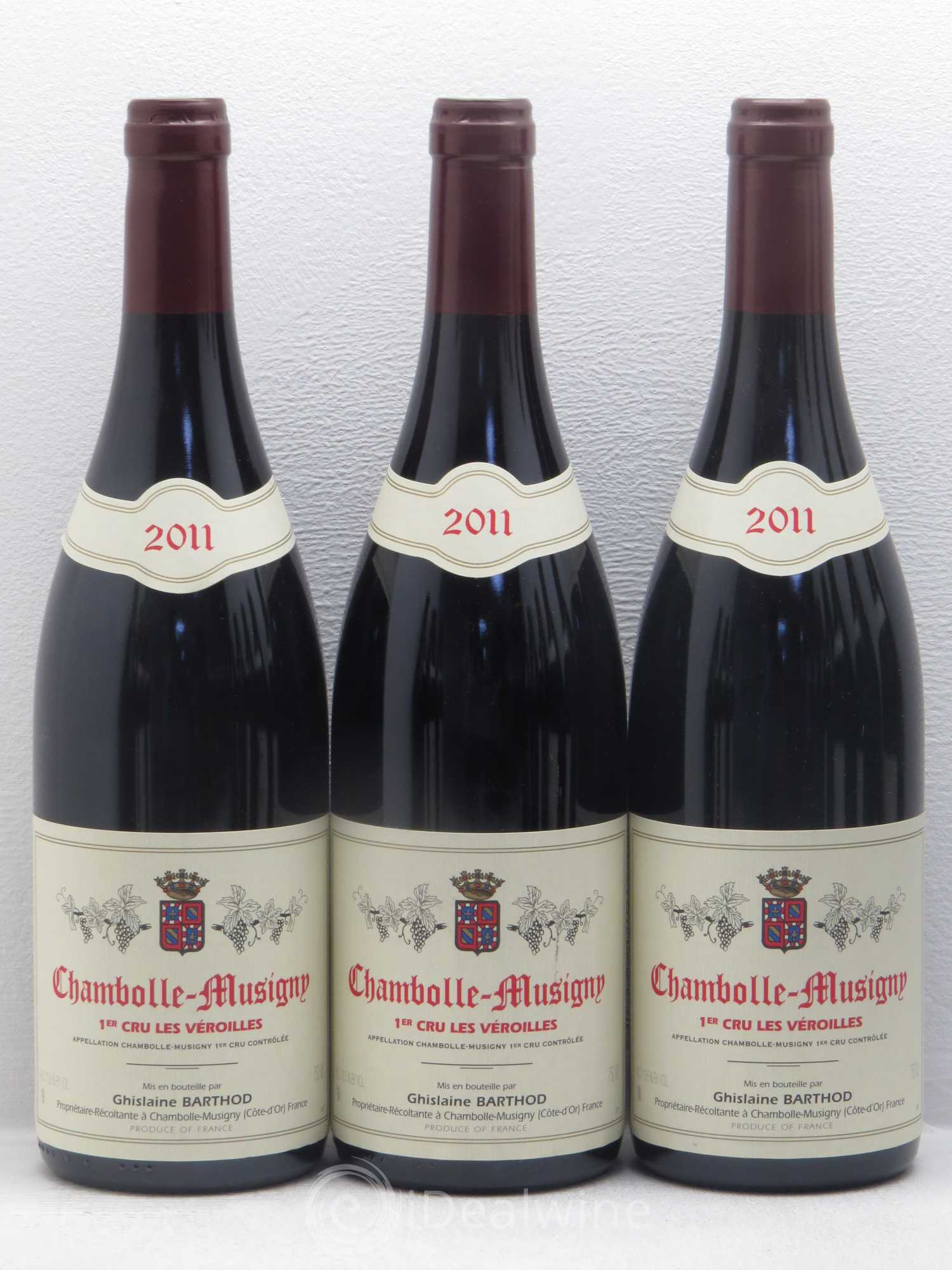 Chambolle-Musigny 1er Cru Les Véroilles Ghislaine Barthod 2011 - Lot de 12 bouteilles - 4
