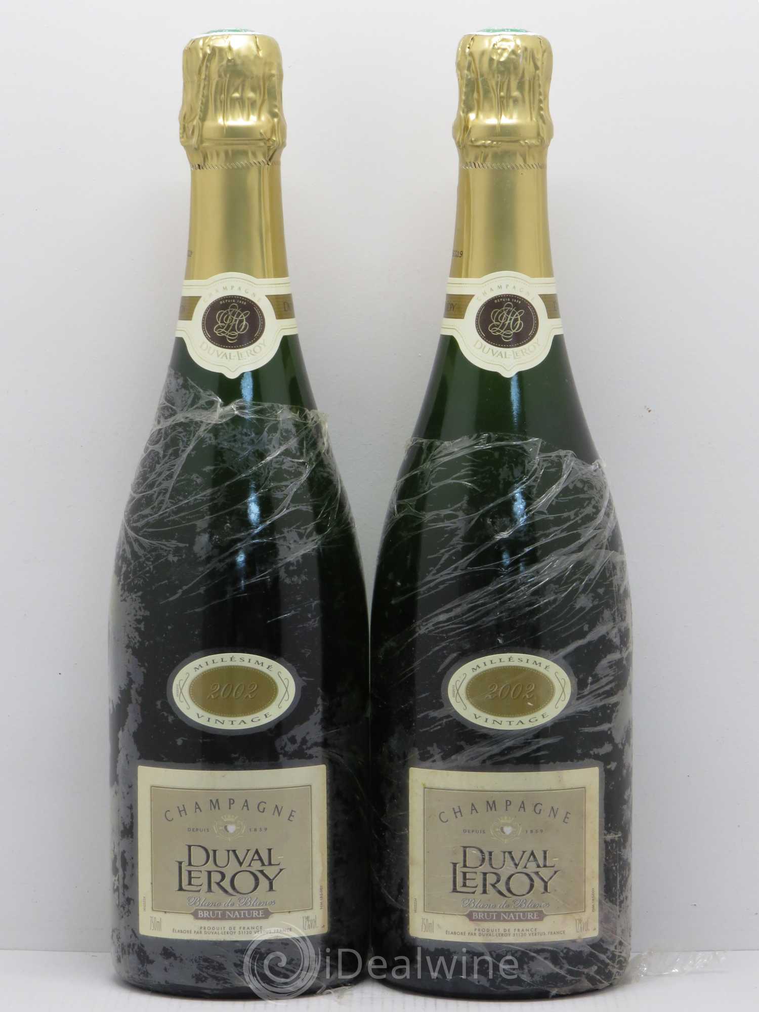 Brut Millésimé Duval-Leroy 2002 - Lot de 2 bouteilles - 0