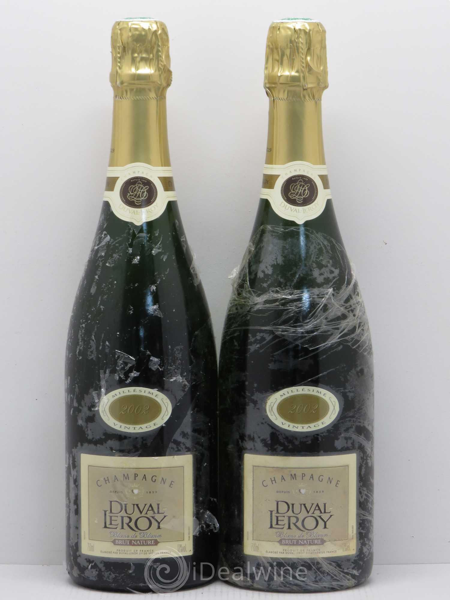 Brut Millésimé Duval-Leroy 2002 - Lot de 2 bouteilles - 0