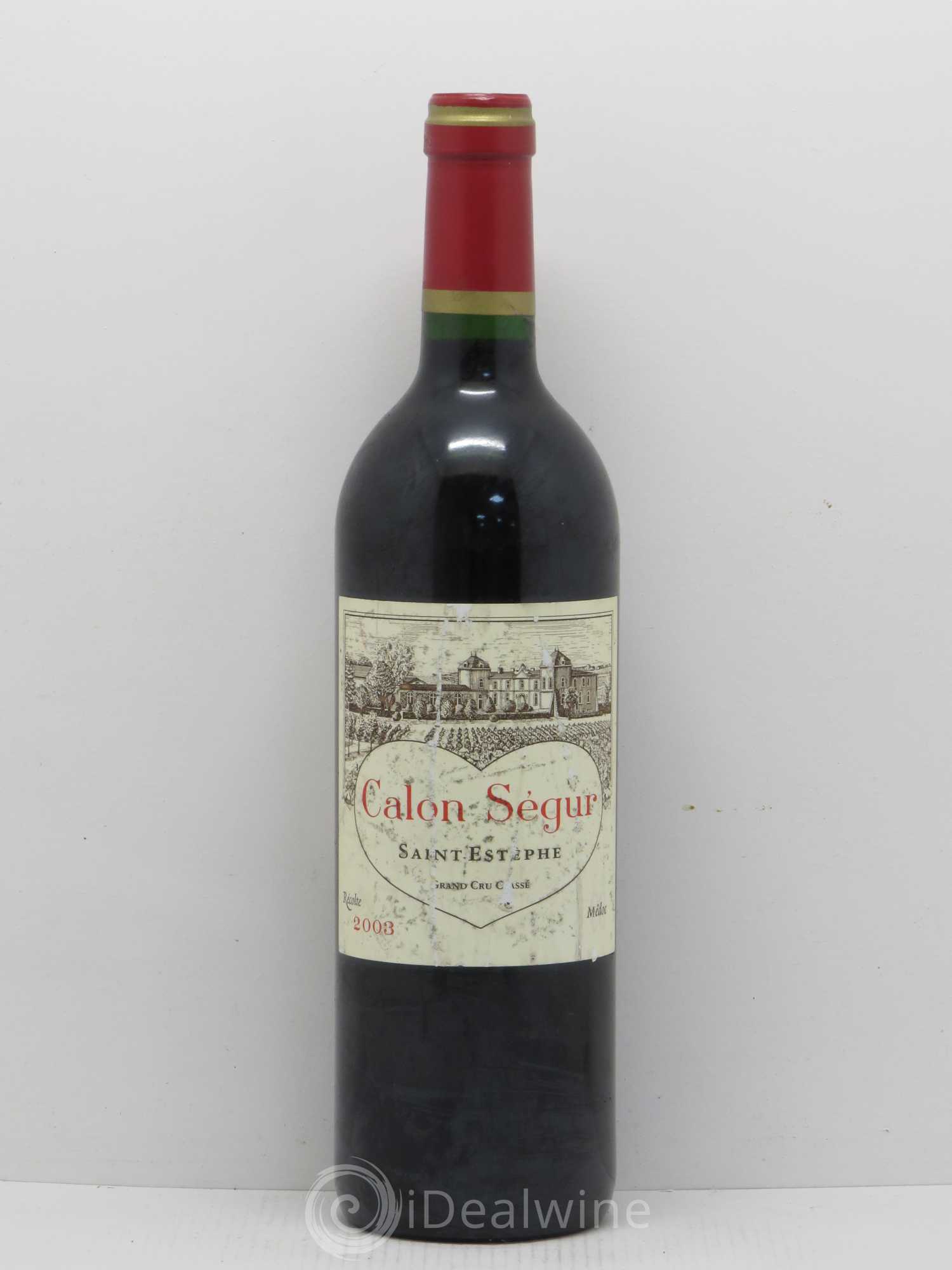 Château Calon Ségur 3ème Grand Cru Classé 2003 - Lot de 1 bouteille - 0