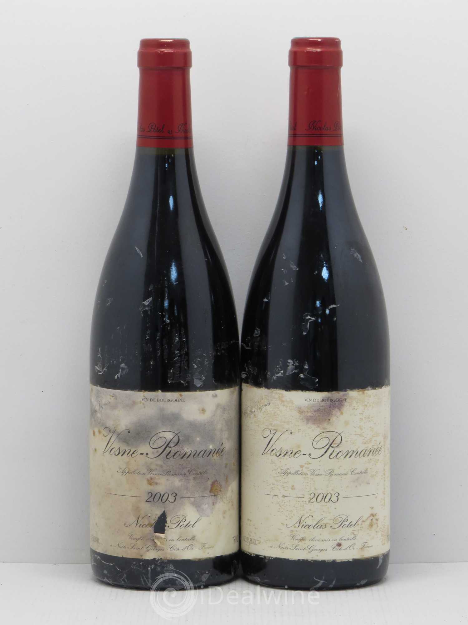 Vosne-Romanée Vieilles Vignes Nicolas Potel 2003 - Lot de 2 bouteilles - 0