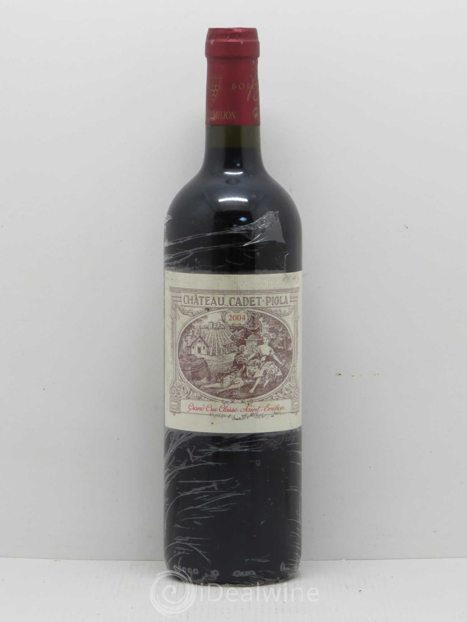 Château Cadet Piola Grand Cru Classé 2004 - Lot de 1 bouteille - 0