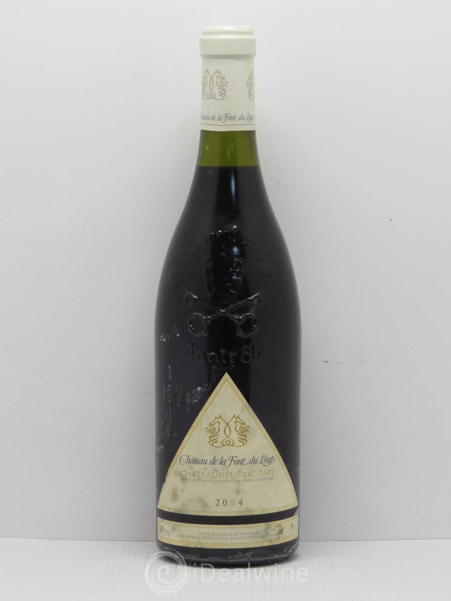 Châteauneuf-du-Pape Chateau De La Font Loup 2004 - Posten von 1 Flasche - 0