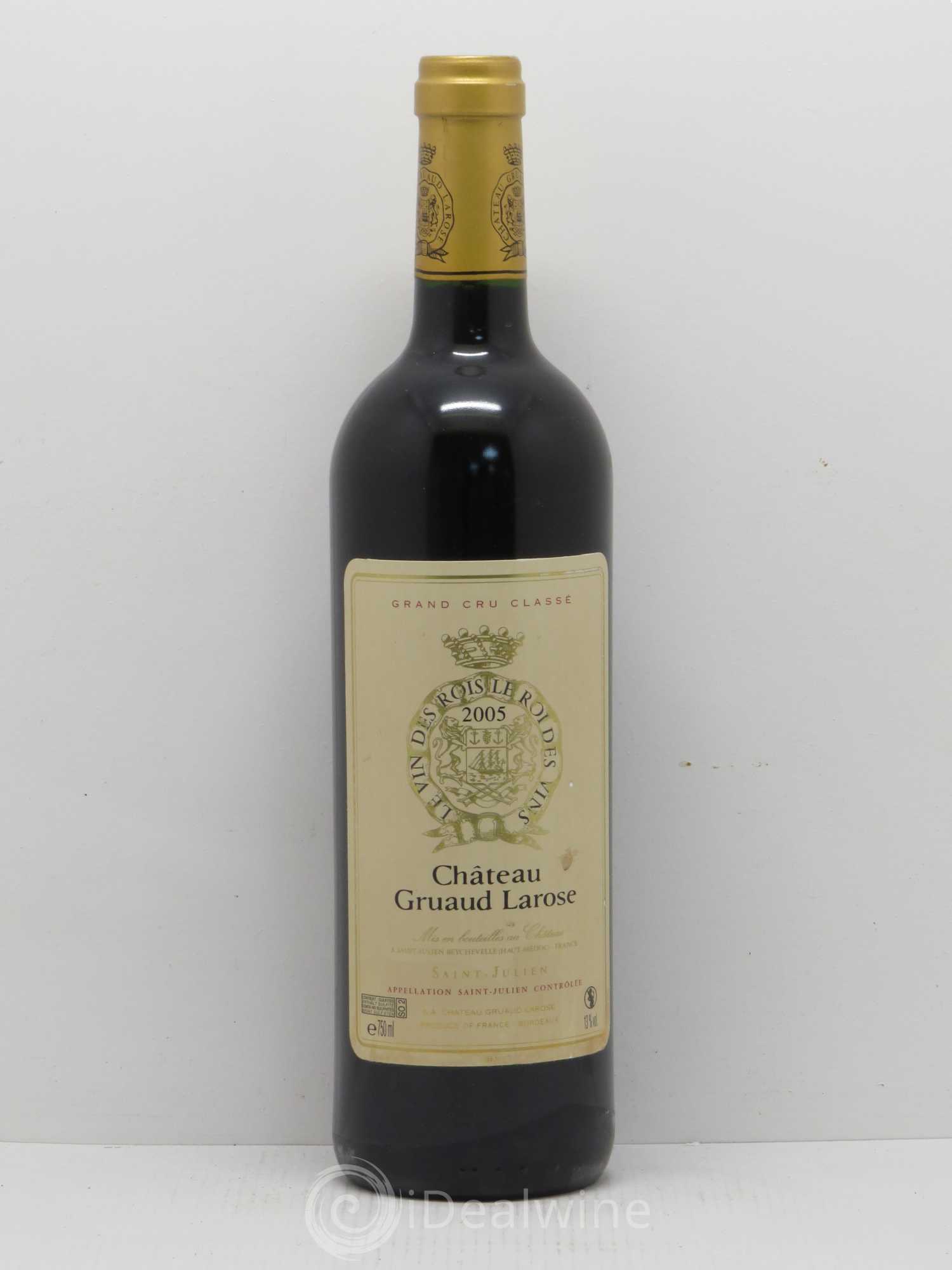Château Gruaud Larose 2ème Grand Cru Classé 2005 - Lot de 1 bouteille - 0