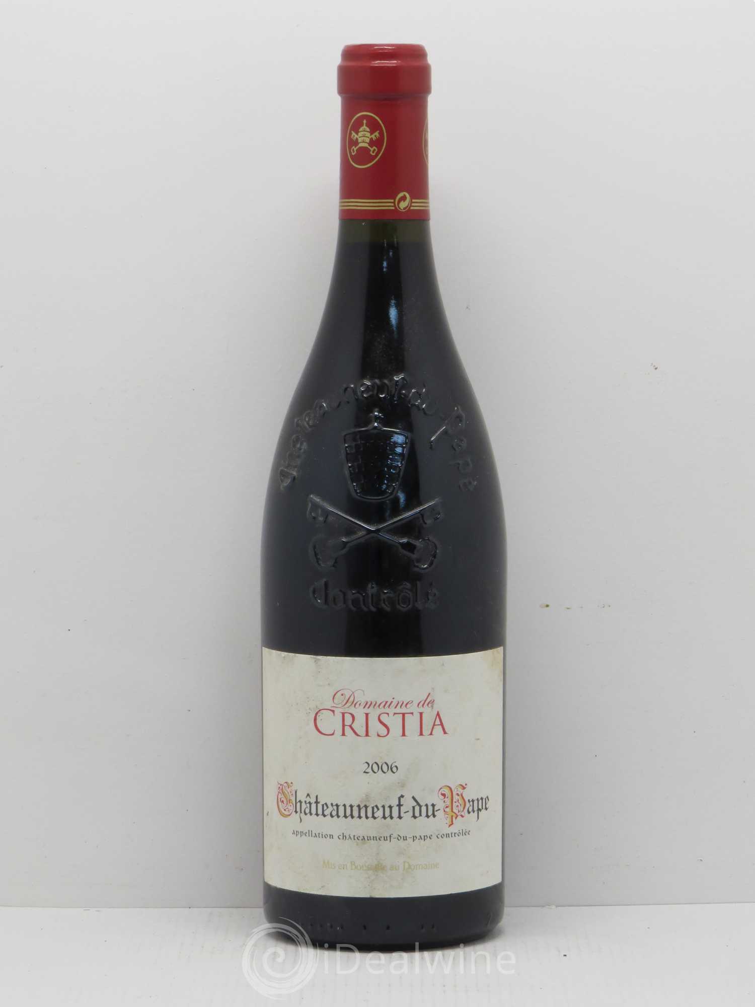Châteauneuf-du-Pape Domaine de Cristia 2006 - Lot de 1 bouteille - 0