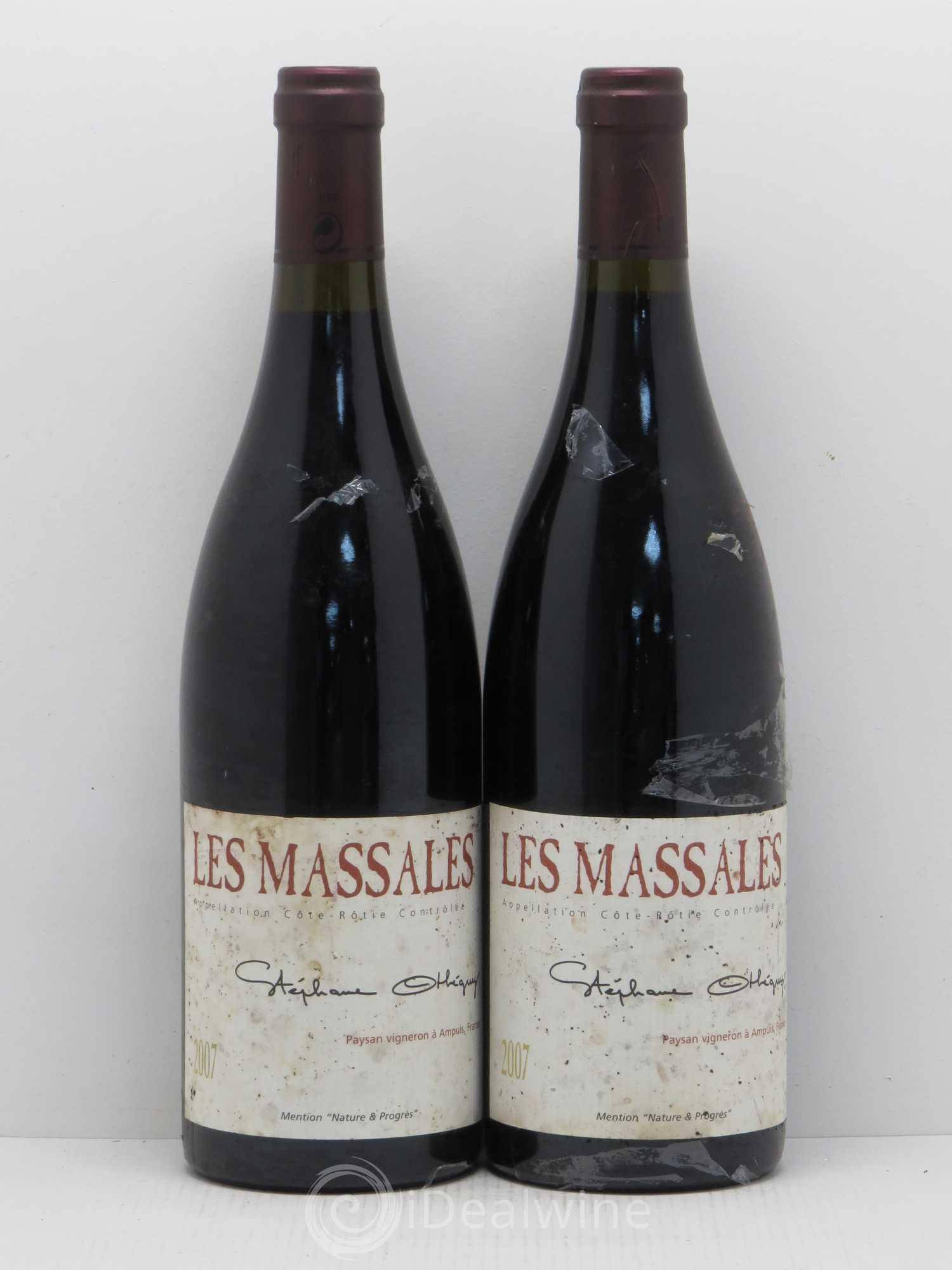 Côte-Rôtie Les Massales Stephane Otheguy 2007 - Posten von 2 Flaschen - 0