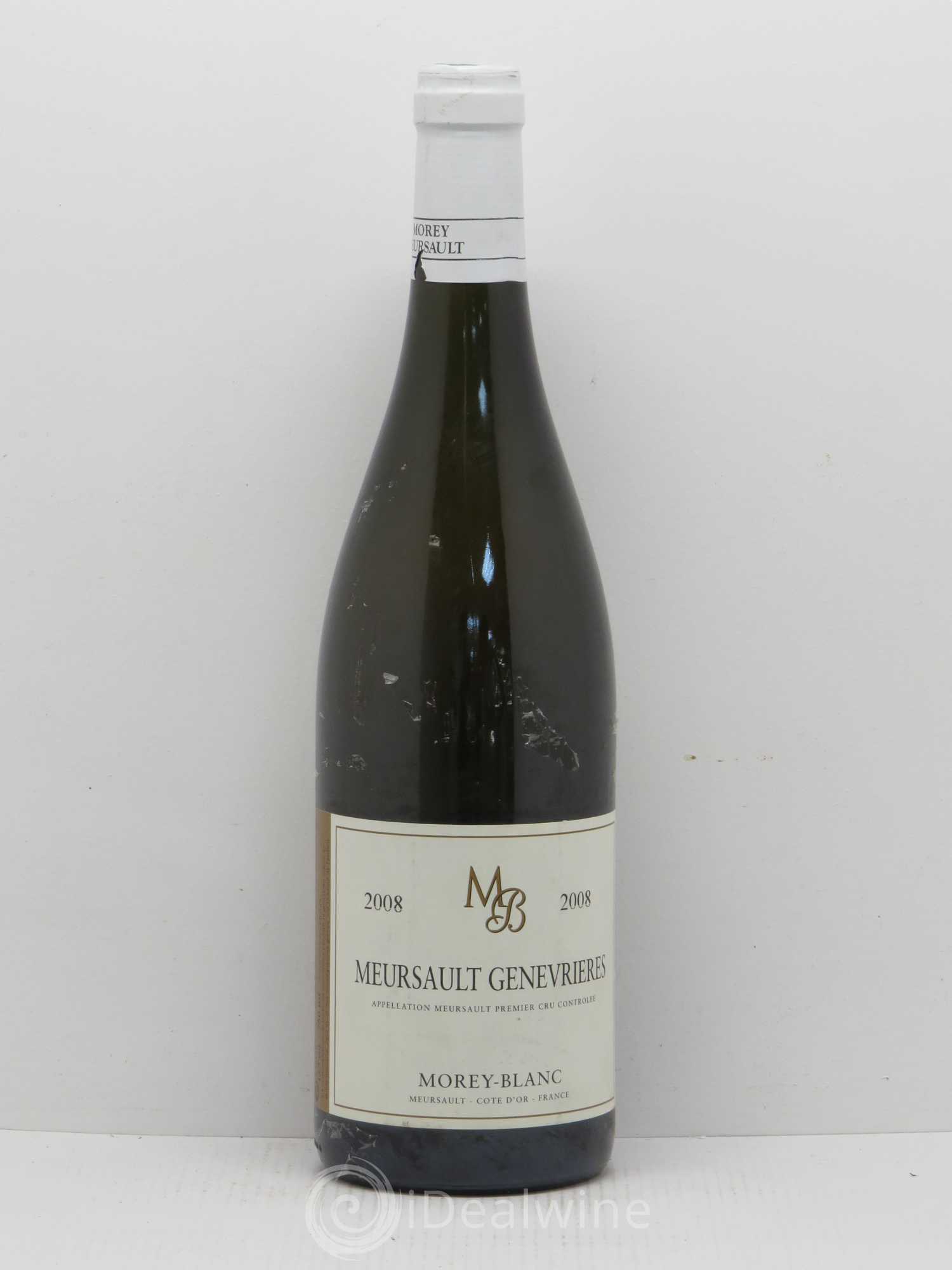 Meursault 1er Cru Genevrieres Morey-Blanc 2008 - Posten von 1 Flasche - 0