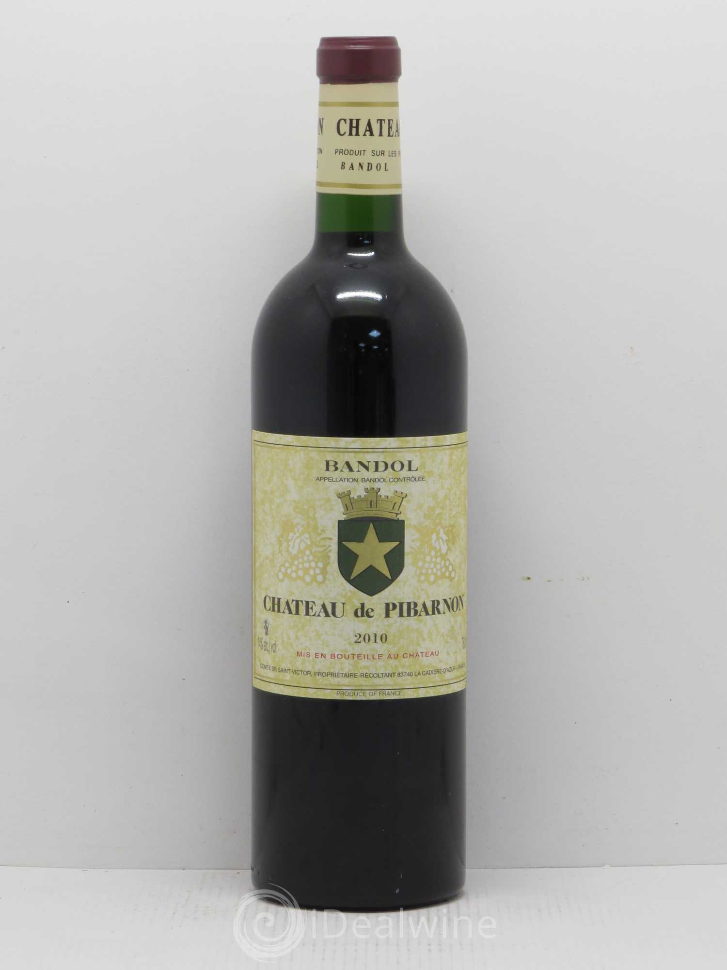 Bandol Château de Pibarnon Comte de Saint-Victor 2010 - Lot de 1 bouteille - 0