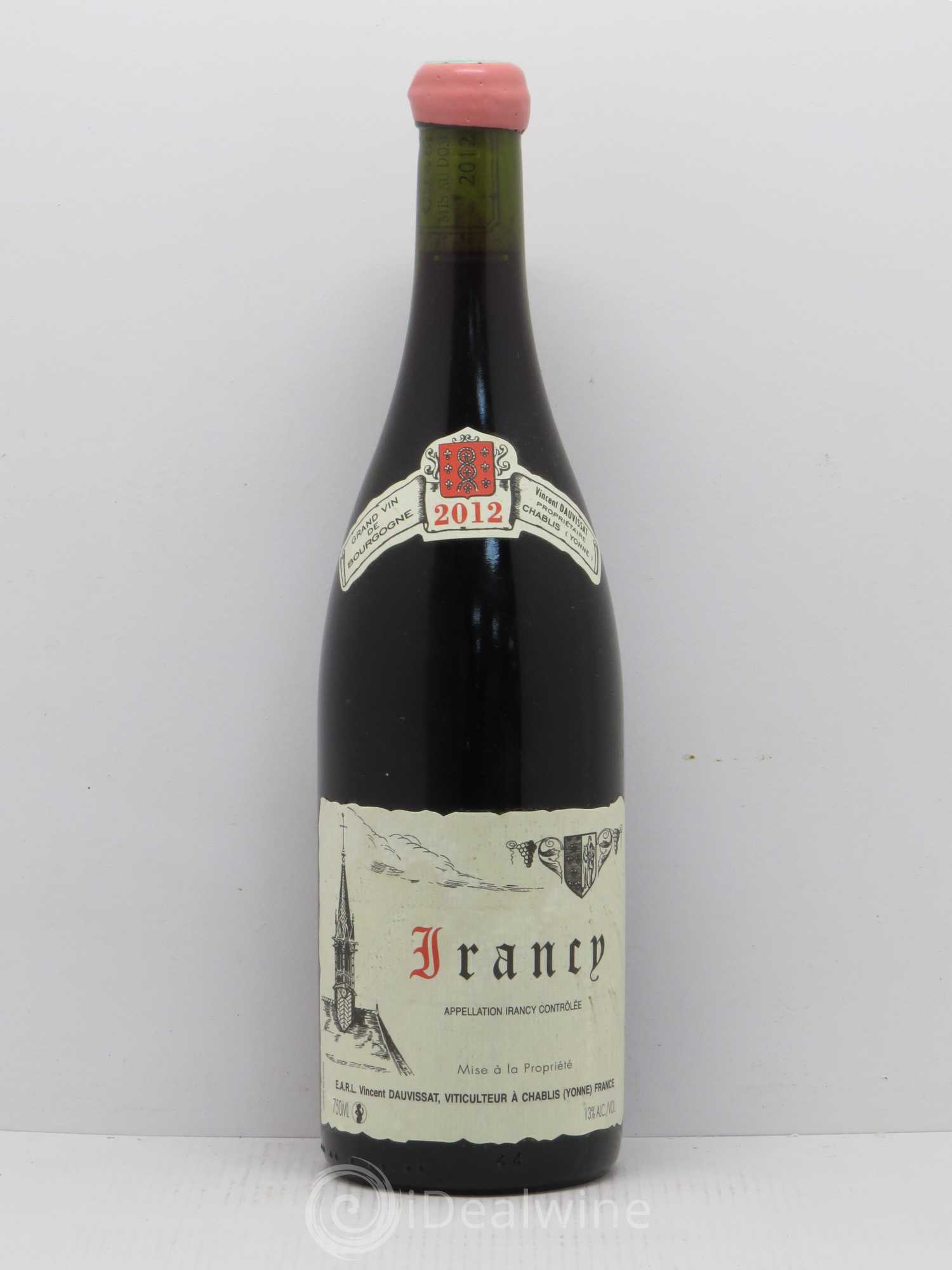 Bourgogne Irancy Vincent Dauvissat 2012 - Posten von 1 Flasche - 0